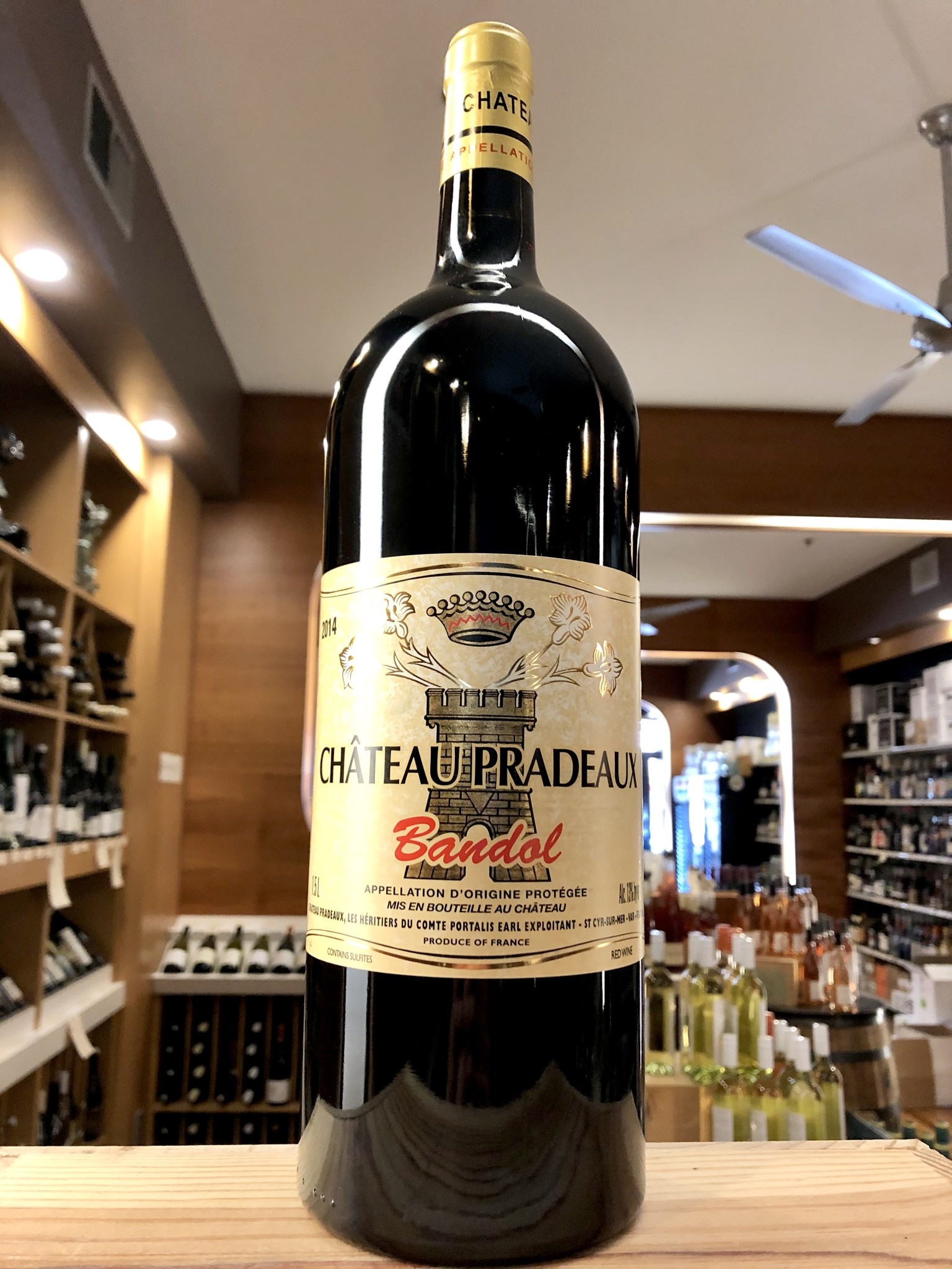 Chateau Pradeaux Bandol Rouge Magnum 1.5 Liter Downtown Wine + Spirits