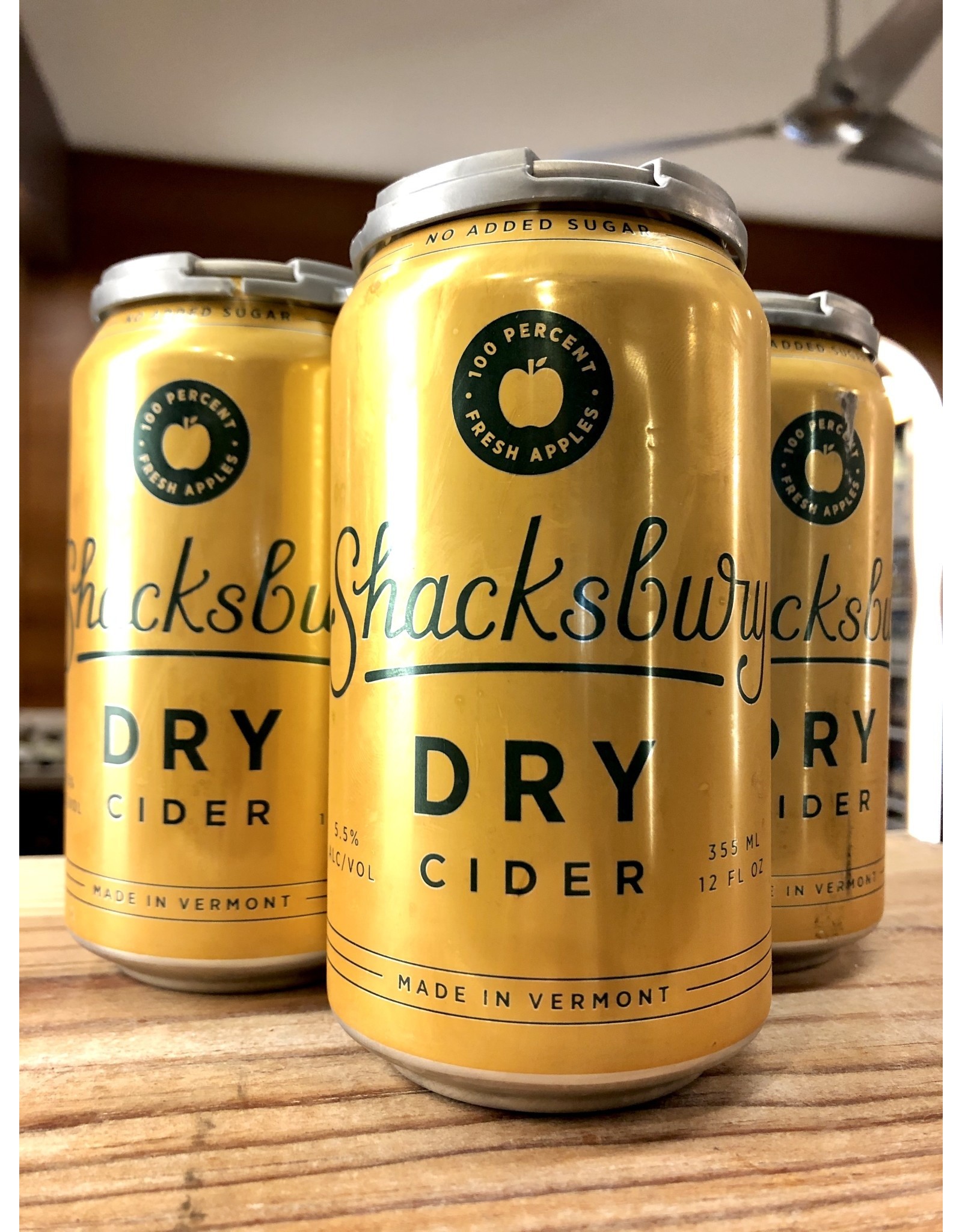 Shacksbury Dry Cider - 4x12 oz.