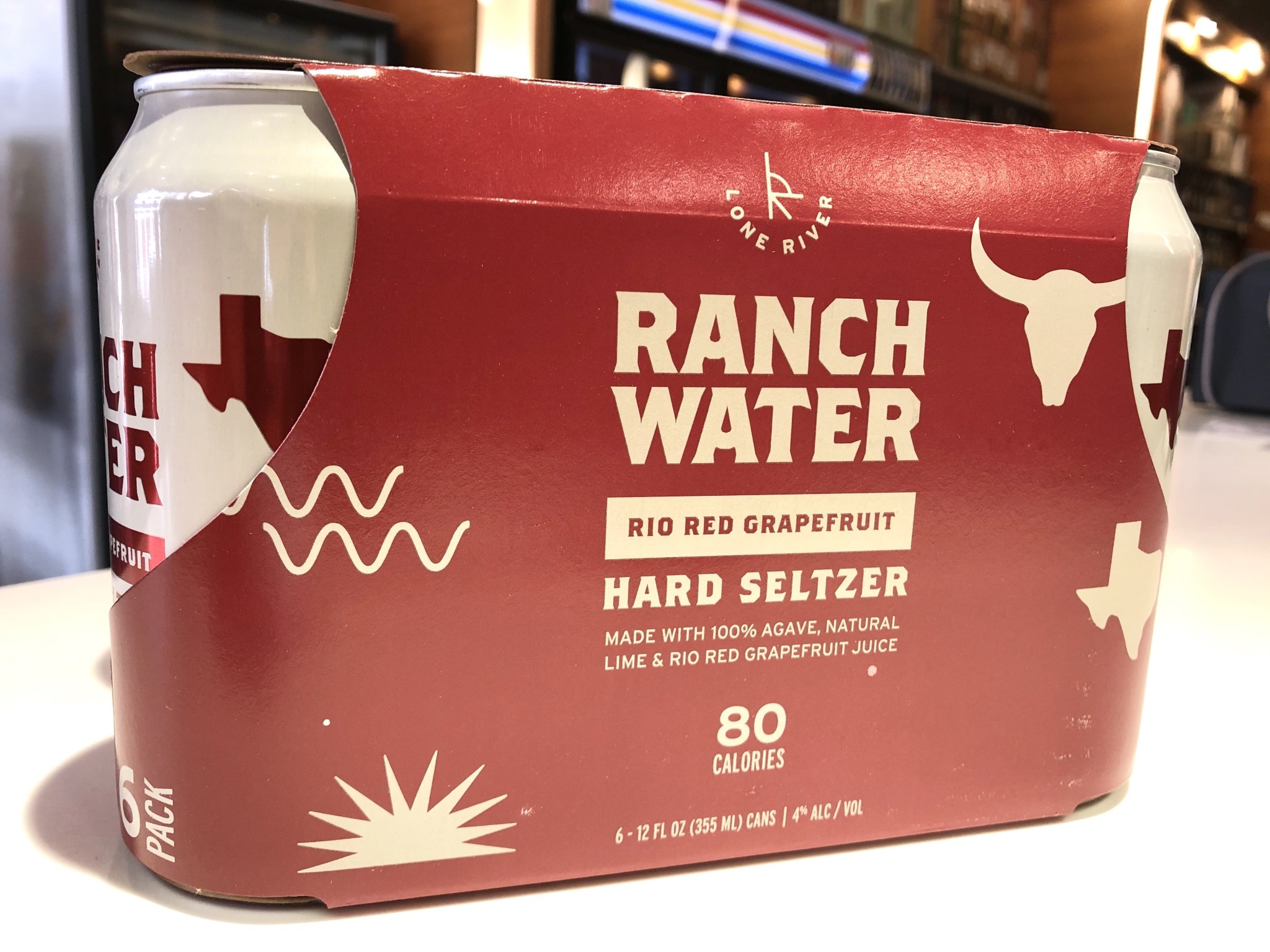 Ranch Water Grapefruit Seltzer 6x12 oz. Downtown Wine + Spirits