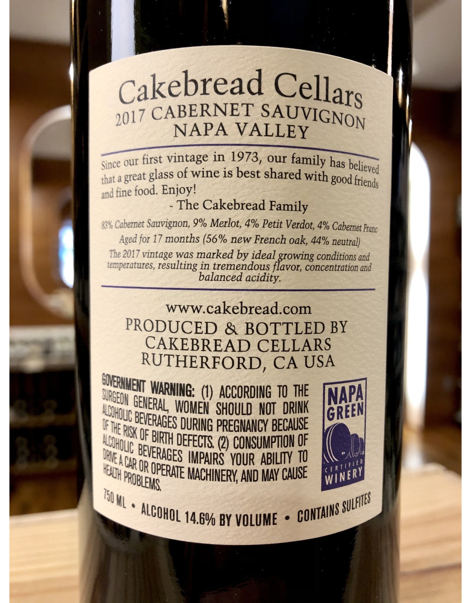 Cakebread Cabernet Sauvignon - 750 ML