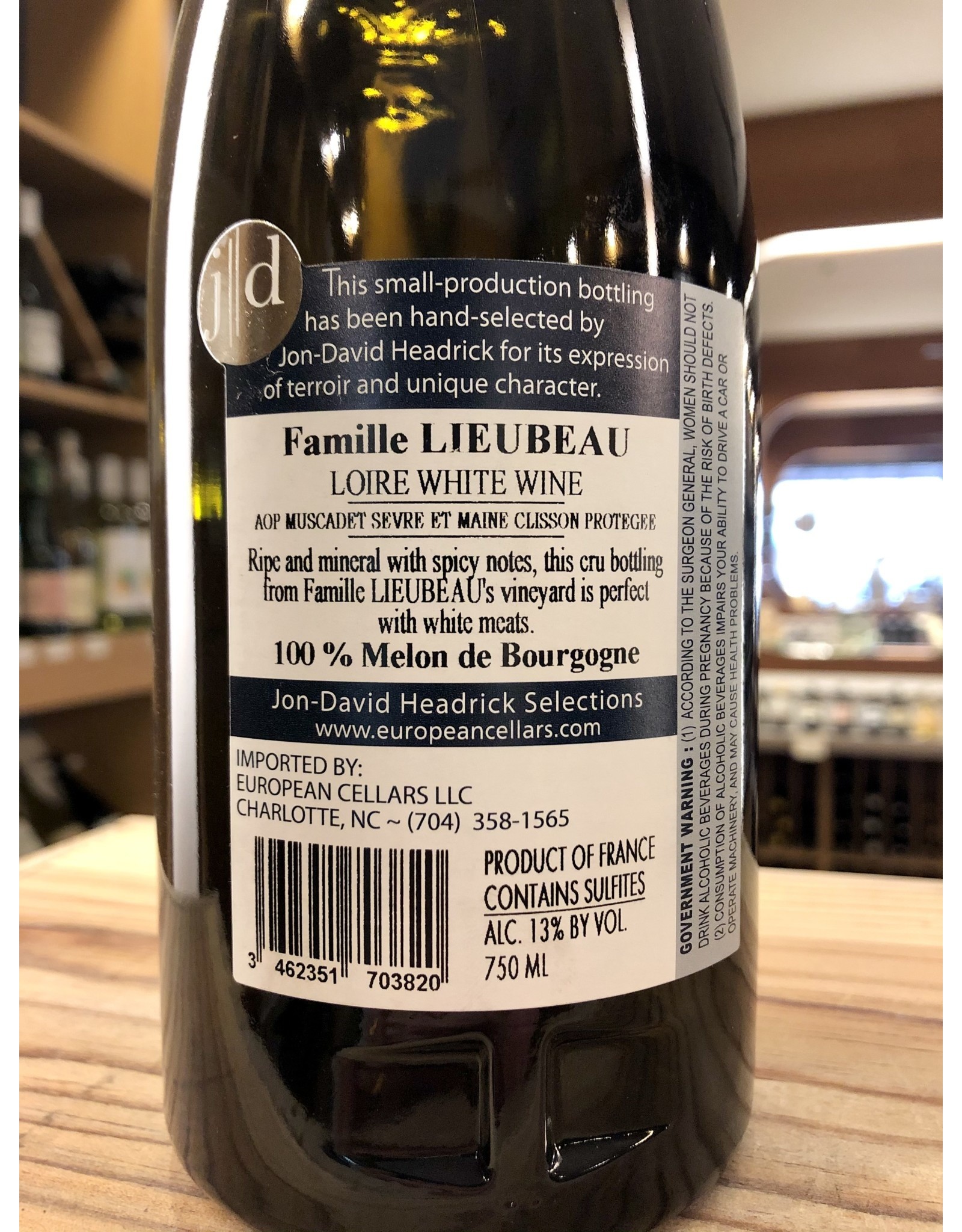 Lieubeau Muscadet Cru Clisson 2020 - 750 ML