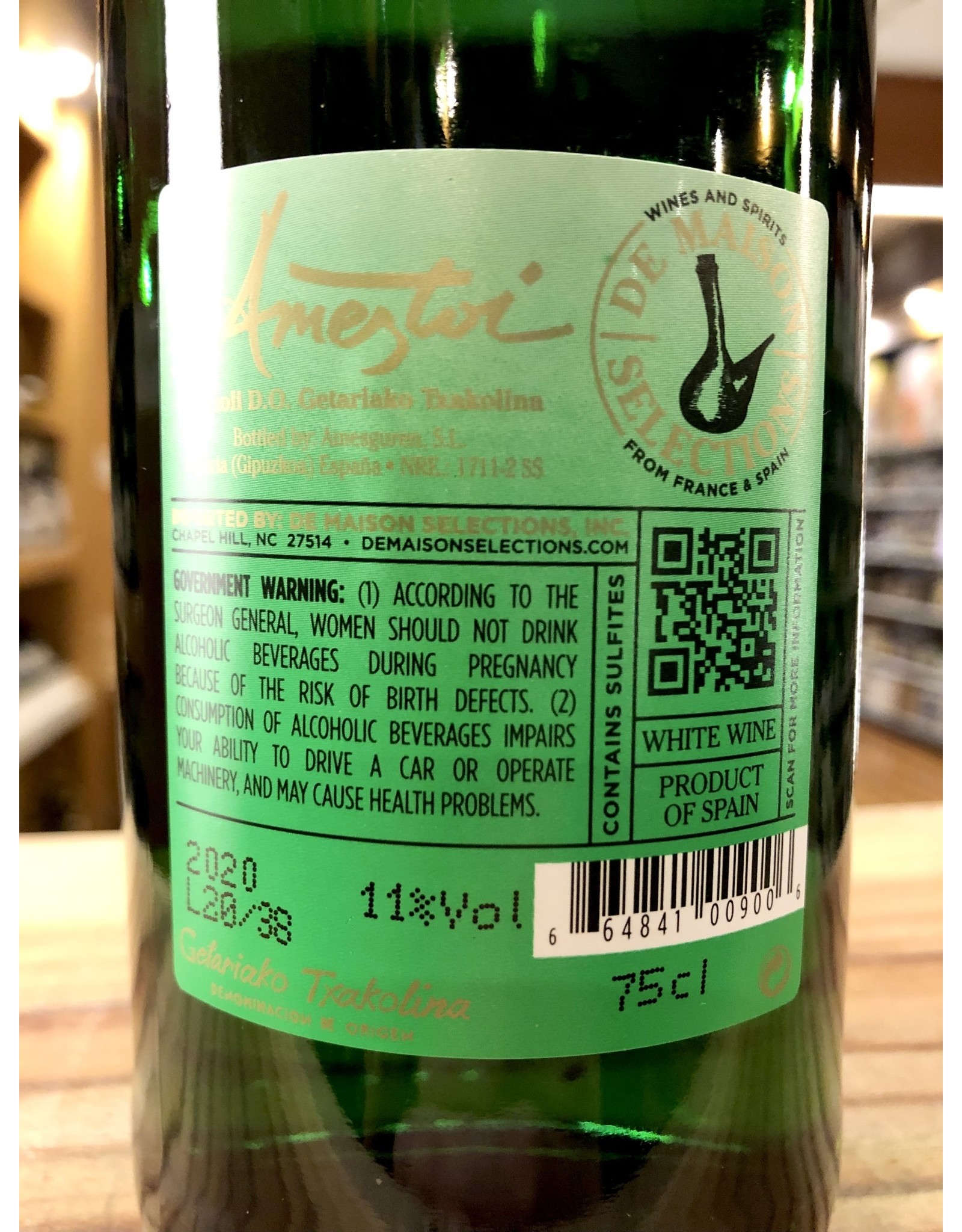 Ameztoi Txakolina Blanco - 750 ML