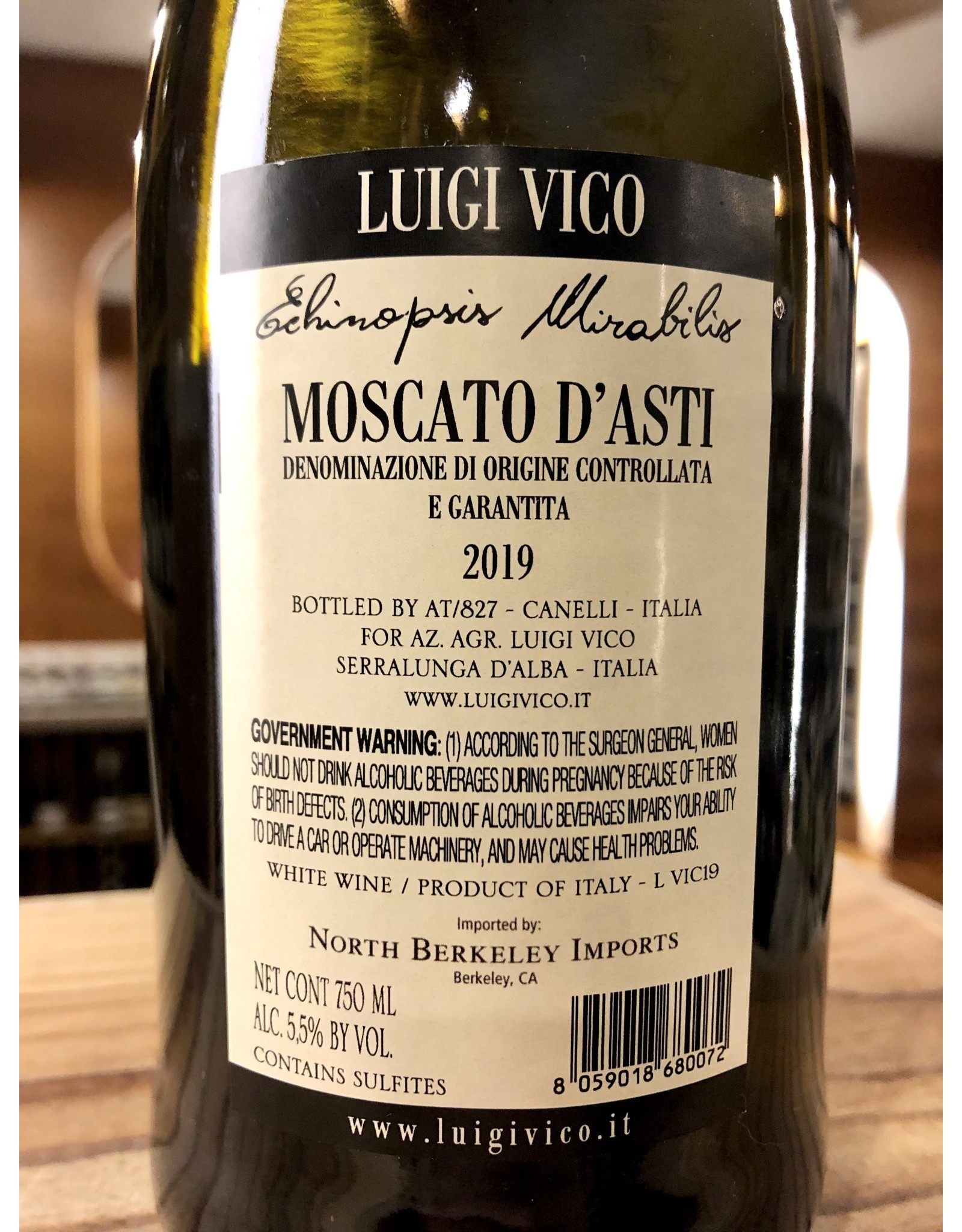 Luigi Vico Moscato d'Asti - 750 ML