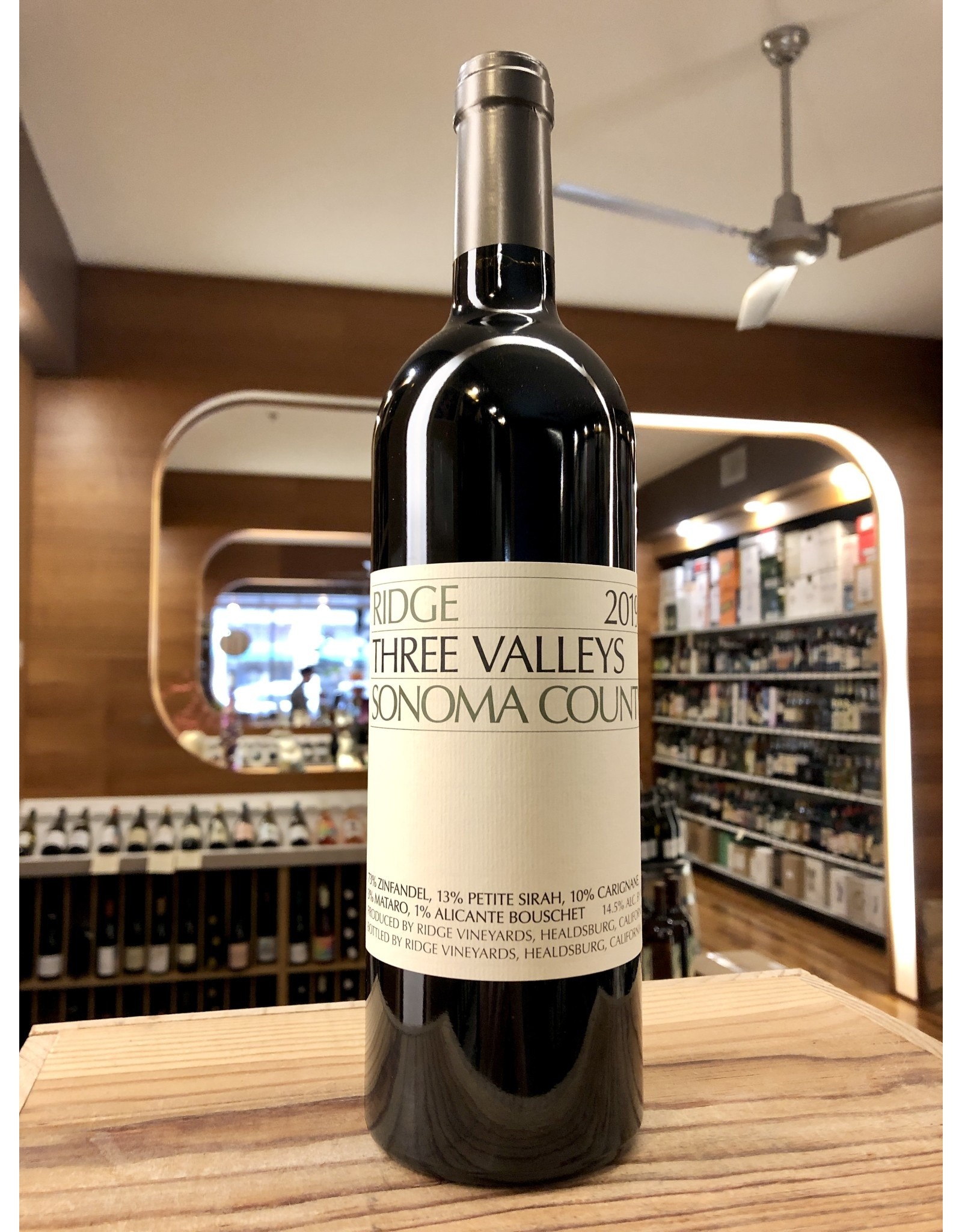 Ridge Zinfandel Three Valleys - 750 ML