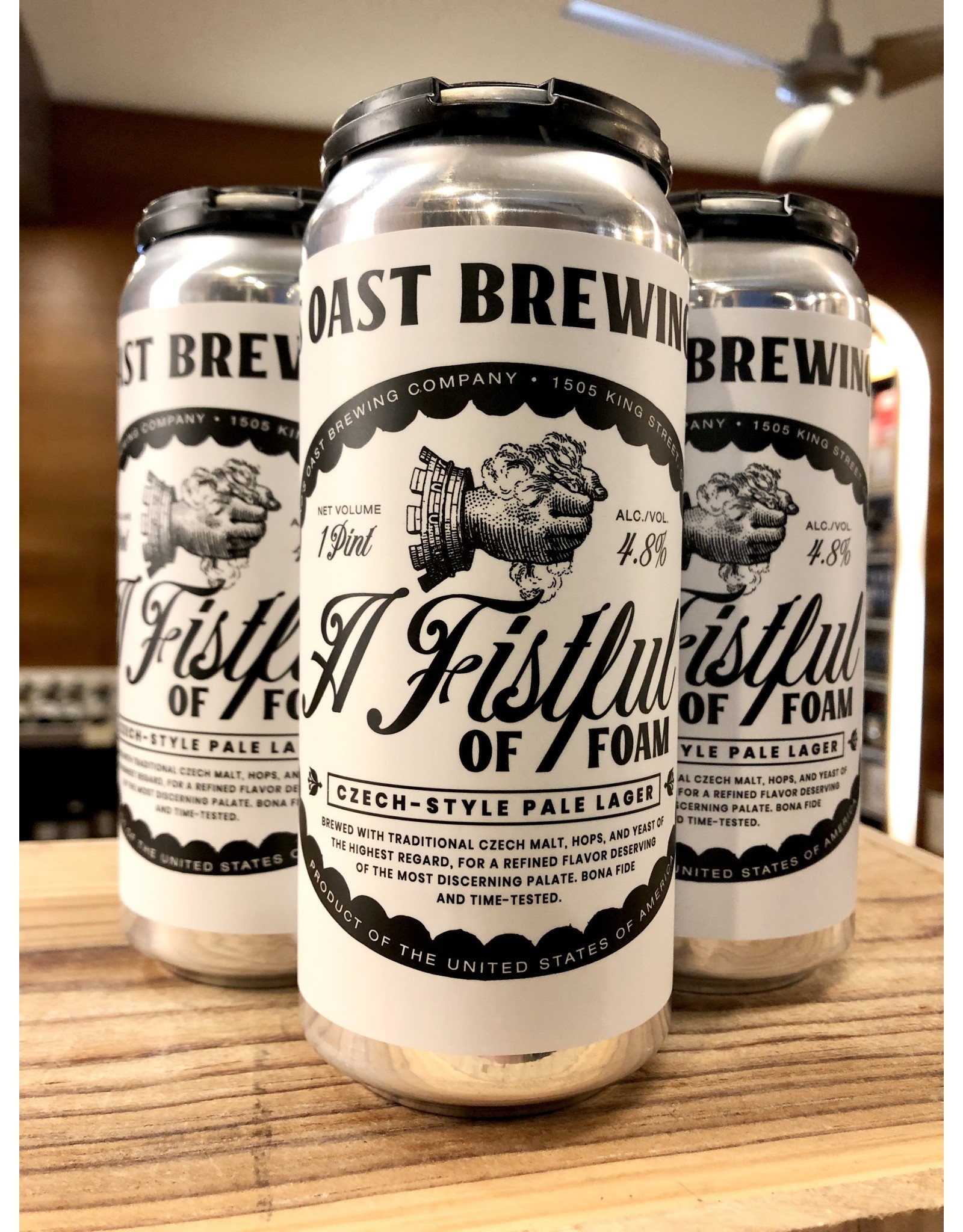 Edmund's Oast Fistful of Foam Czech Pale Lager - 4x16 oz.
