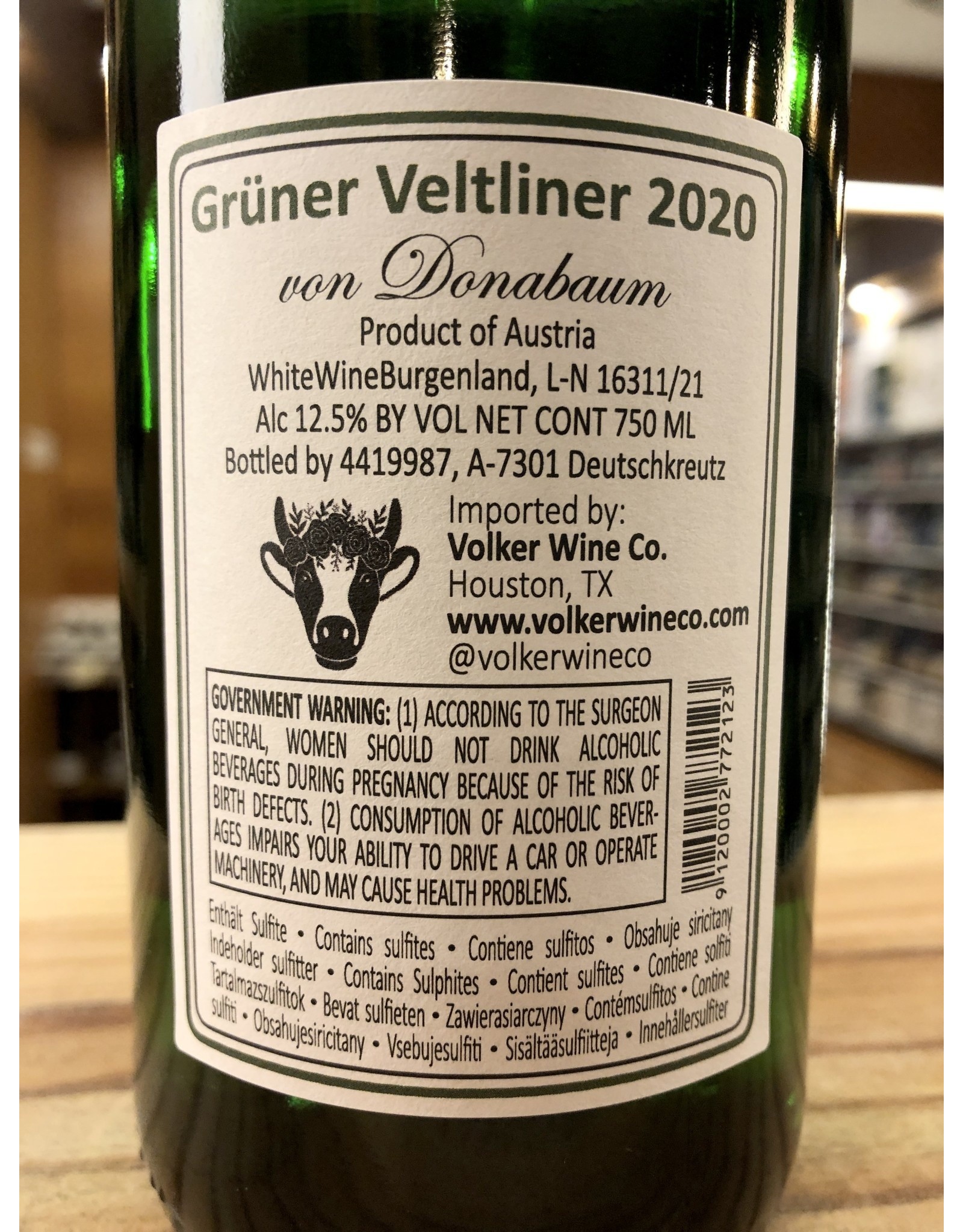 Volker Gruner Veltliner von Donabaum - 750 ML