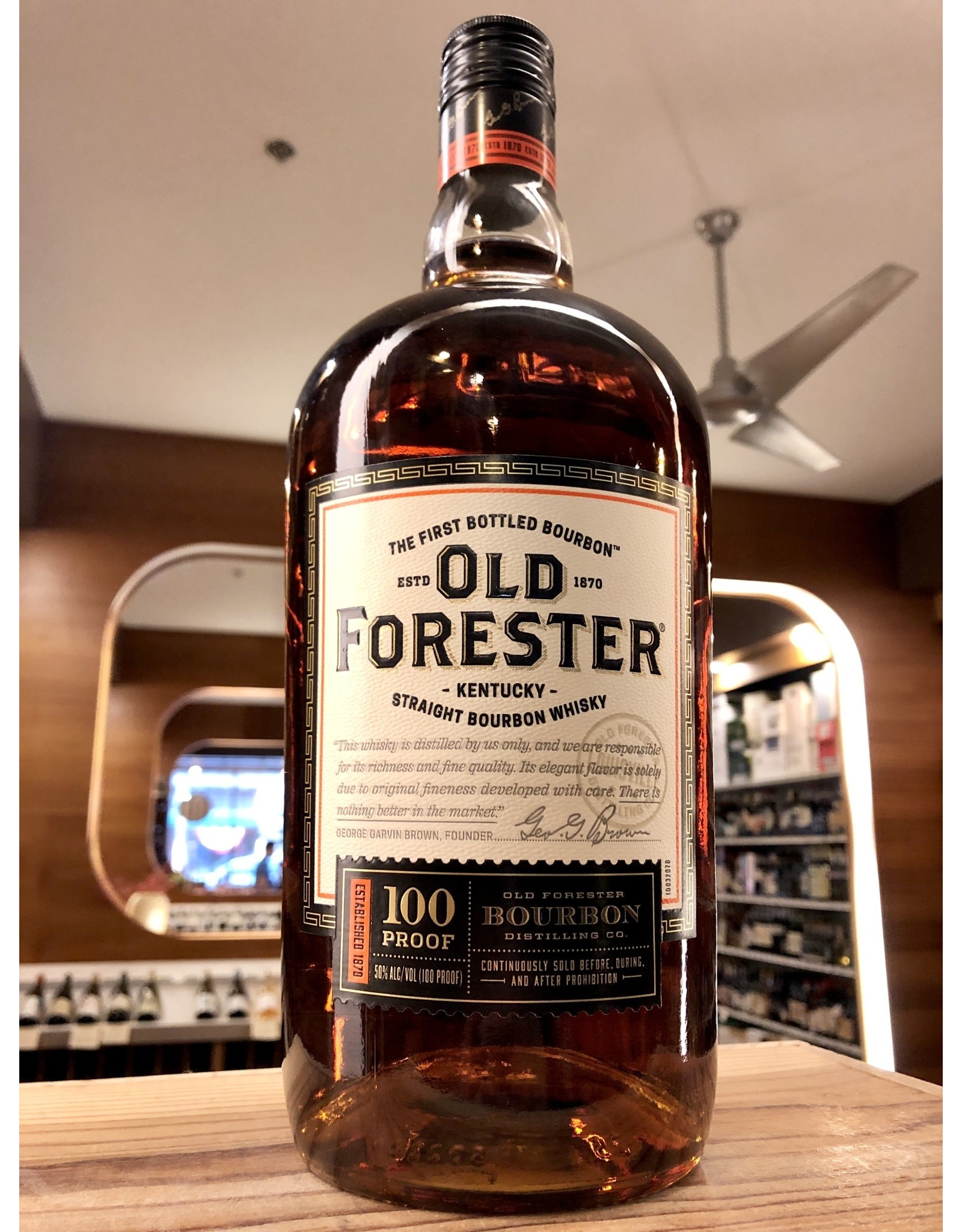 Old Forester 100 Proof Bourbon - 1.75 Liter