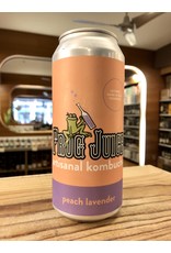 Frog Juice Peach Lavender Kombucha - 16 oz.