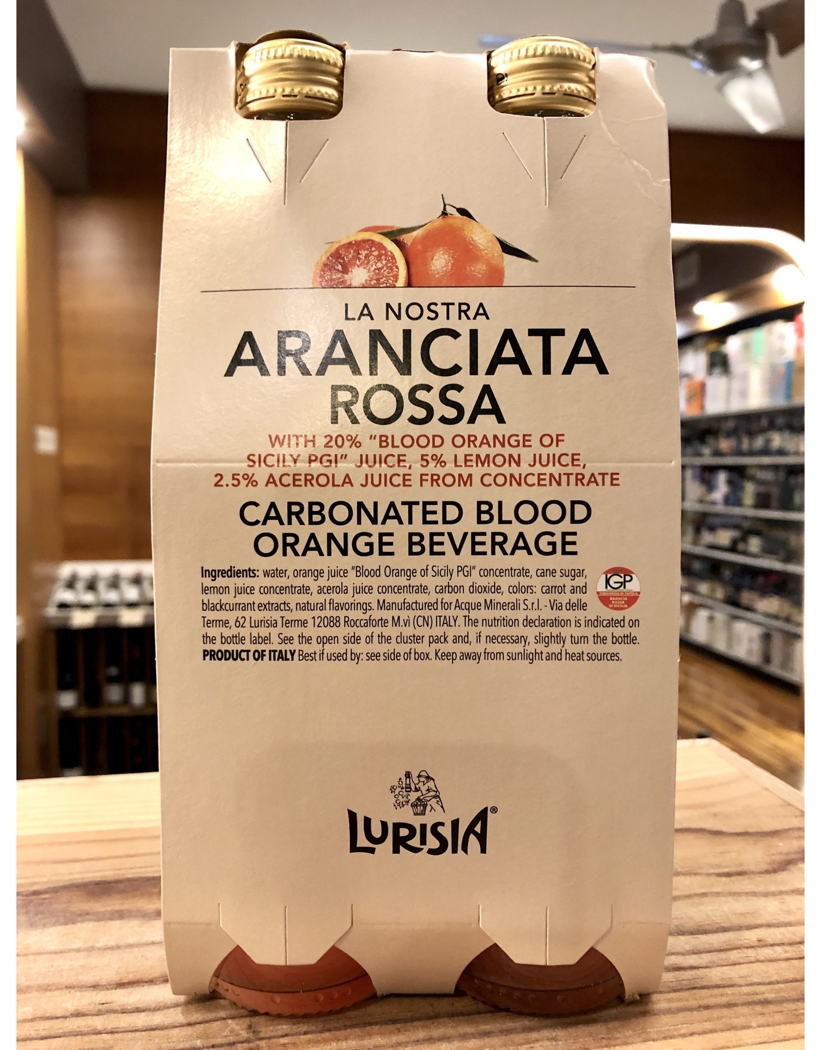 Lurisia Aranciata Rossa Soda 4-pack