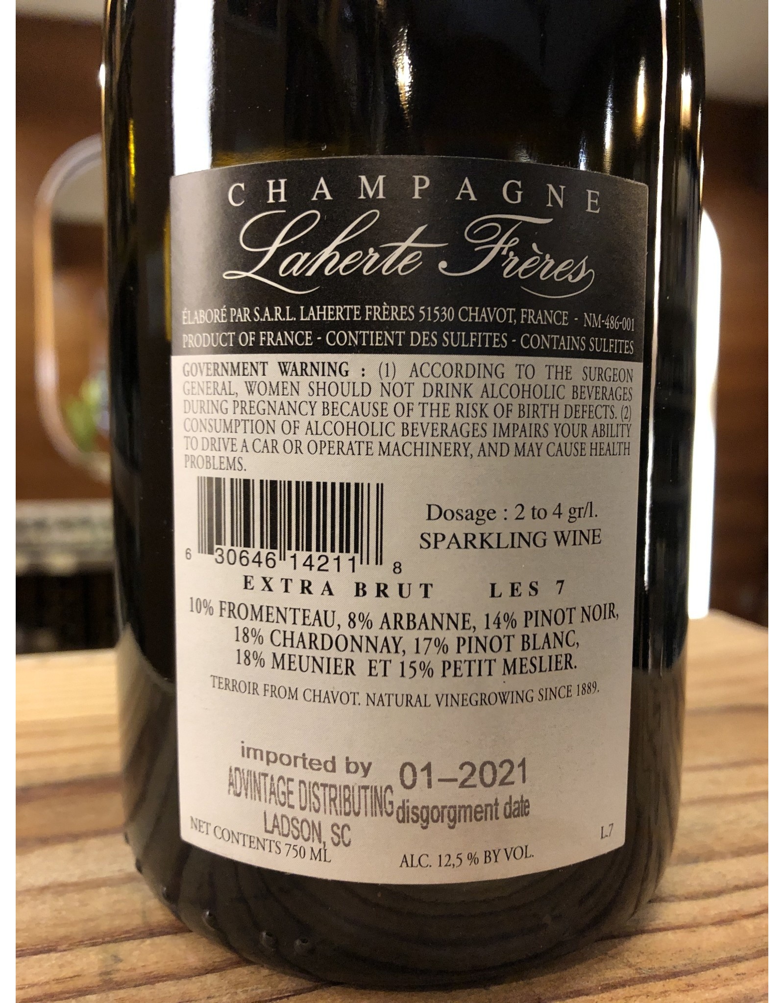Laherte-Freres Les 7 Extra Brut Champagne - 750 ML