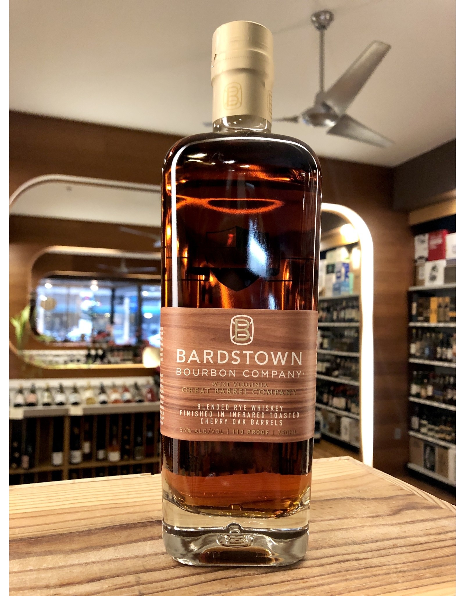 Bardstown Blended Rye Whiskey Finished Infrared Toasted Cherry Oak Barrels - 750 ML