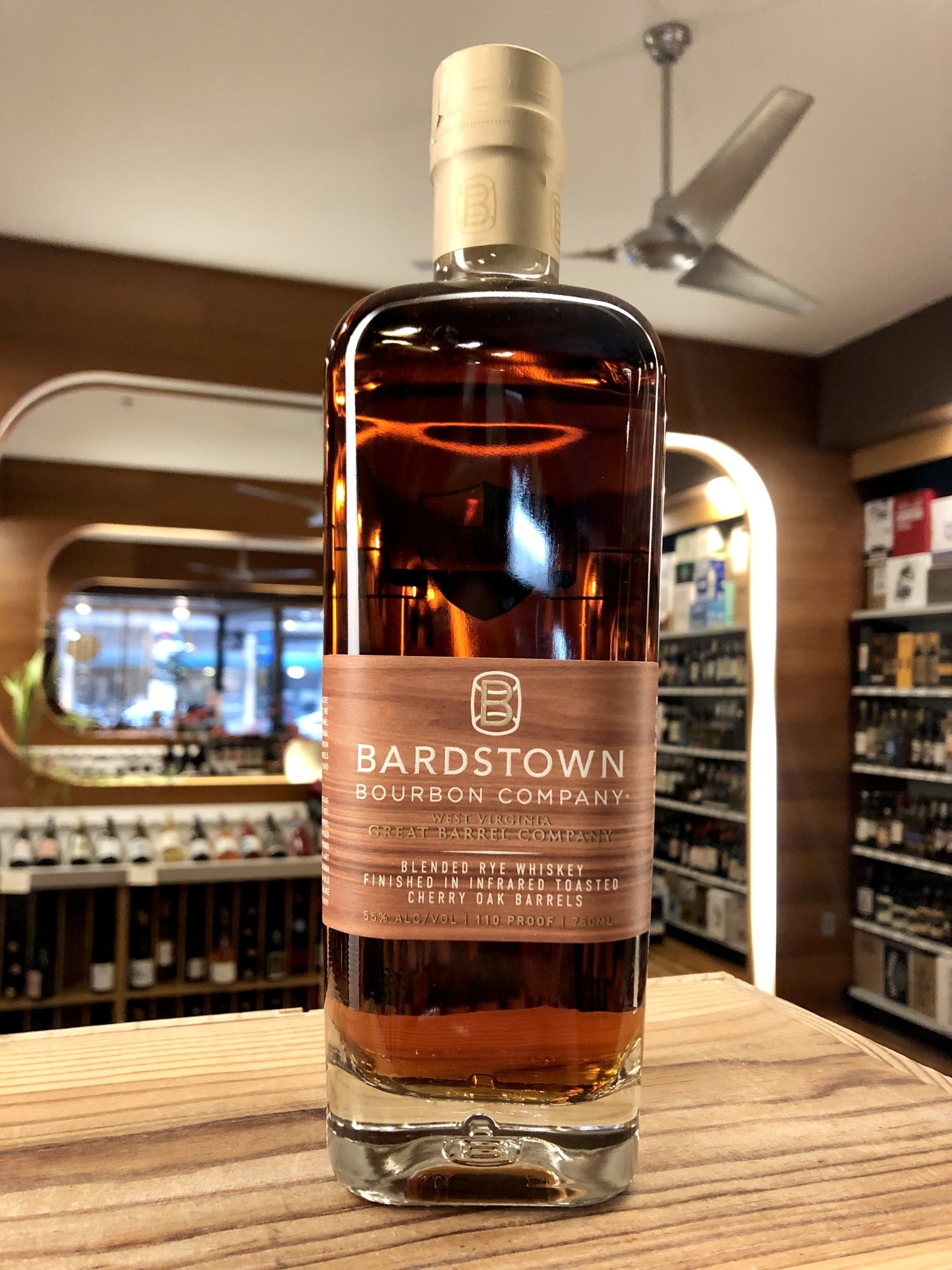 Bardstown Blended Rye Whiskey Finished Infrared Toasted Cherry Oak