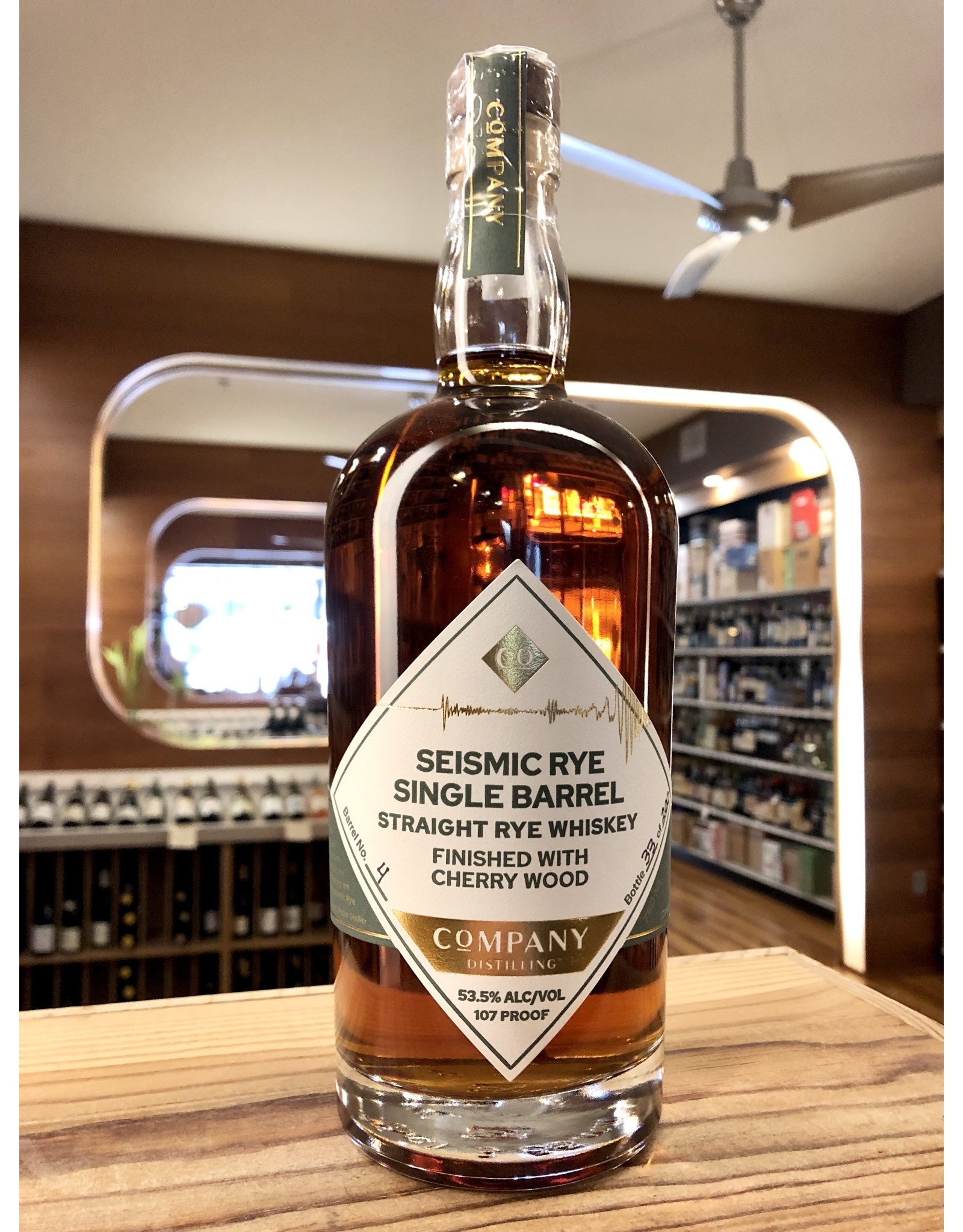 Company Distilling Seismic Rye Single Barrel - 750 ML