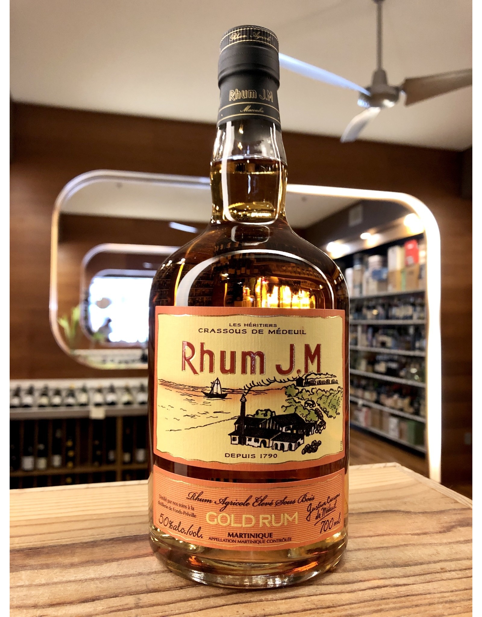 Rhum JM Gold Rum - 750 ML
