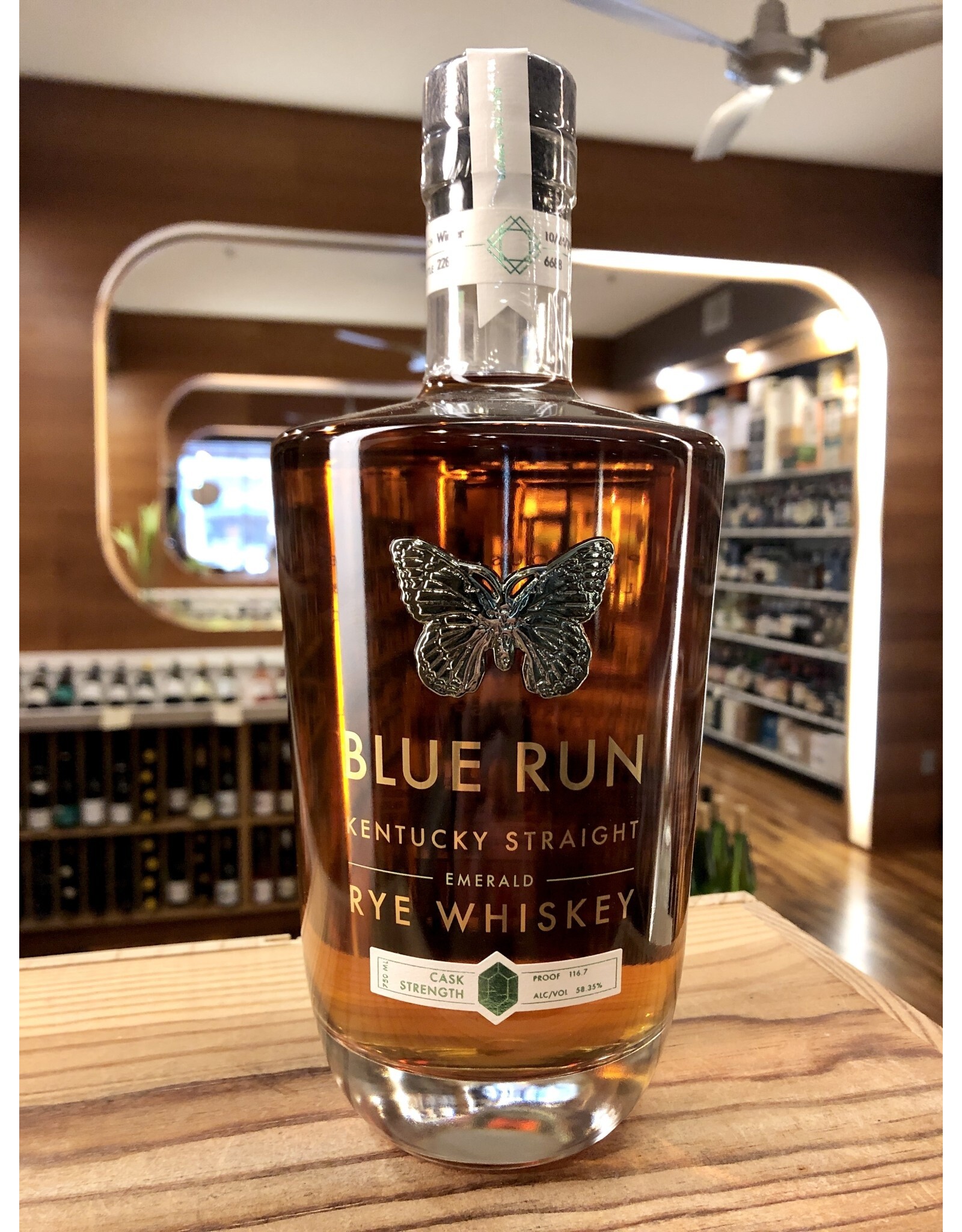 Blue Run Emerald Cask Strength Rye Whiskey - 750 ML