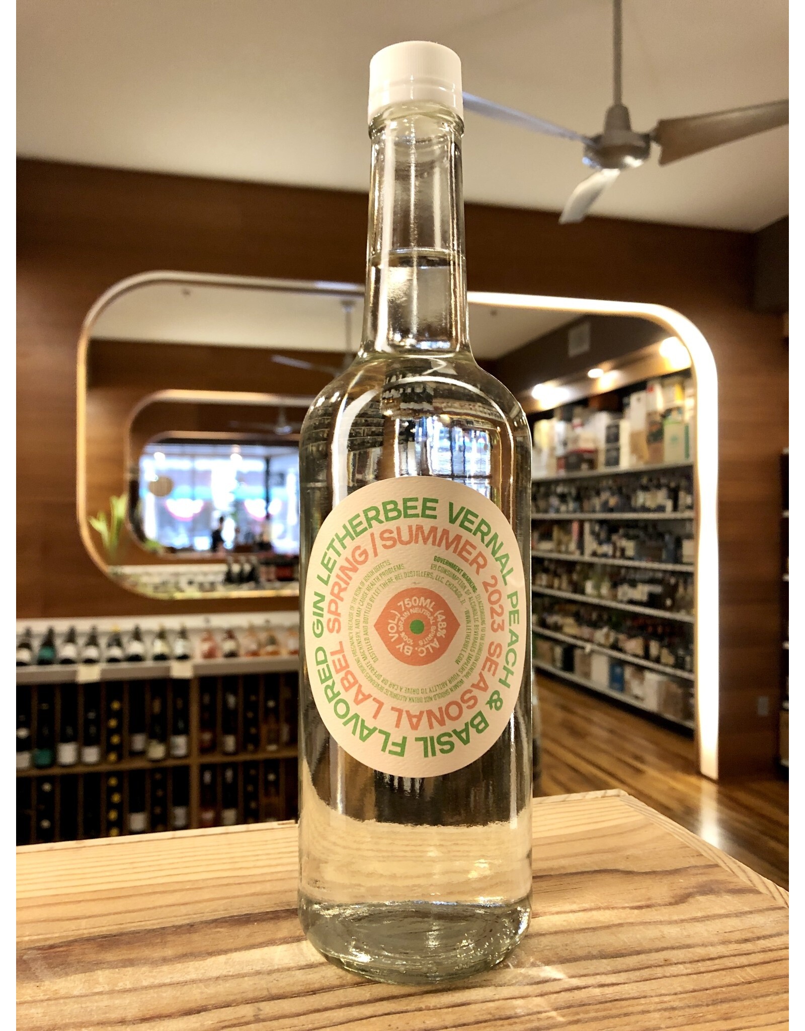 Letherbee Peach & Basil Gin - 750 ML