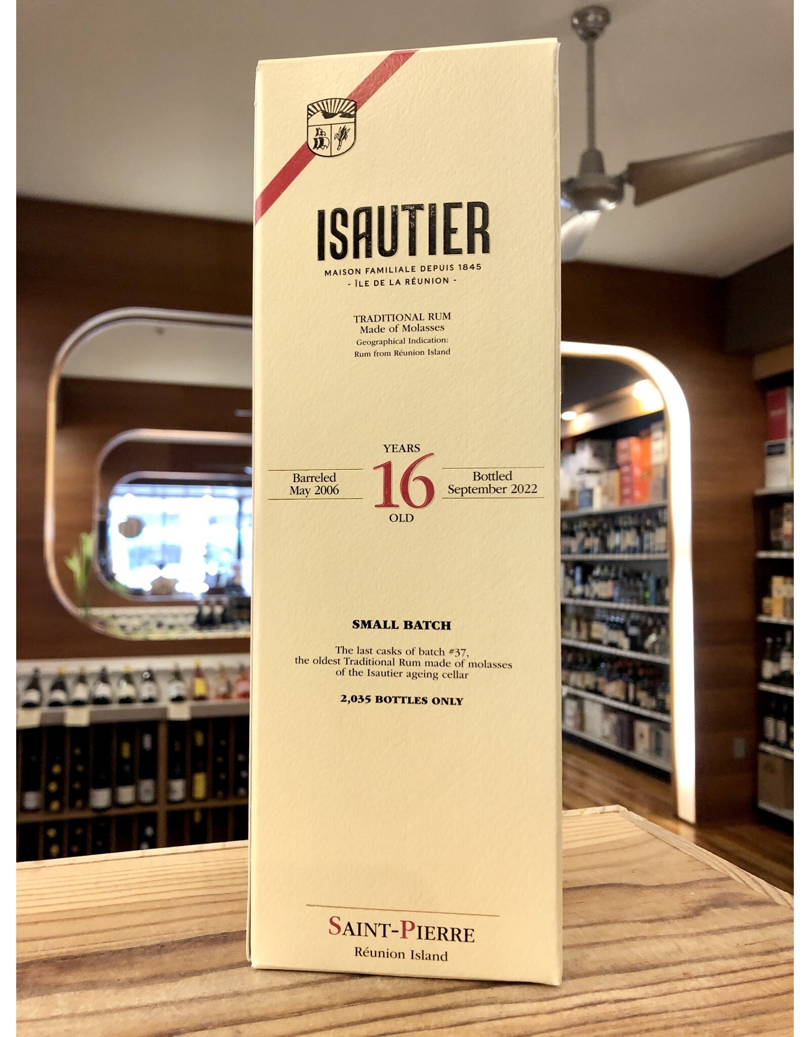 Isautier 16 Year Traditional Rum - 750 ML