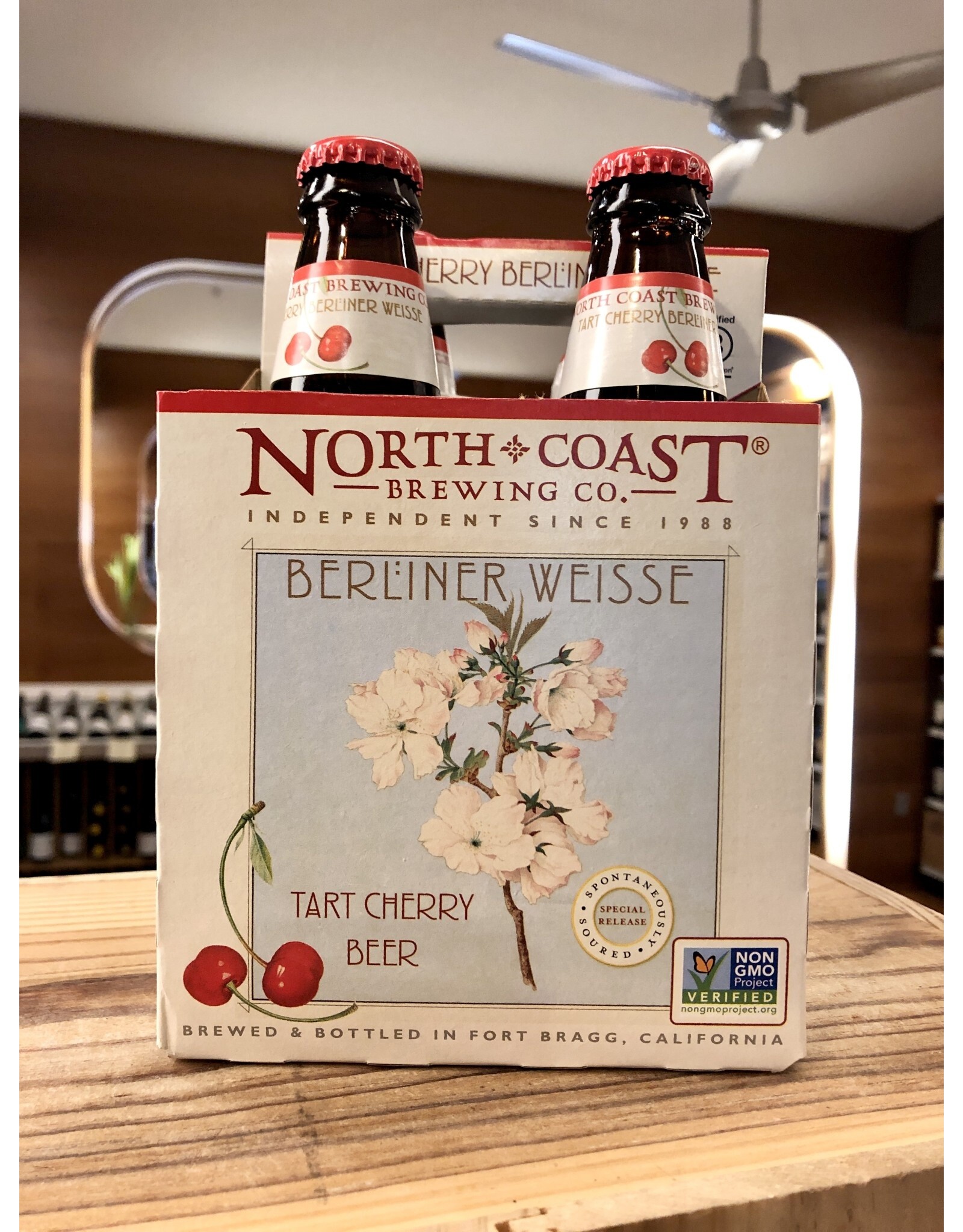 North Coast Tart Cherry Berliner Weisse - 4x12 oz.
