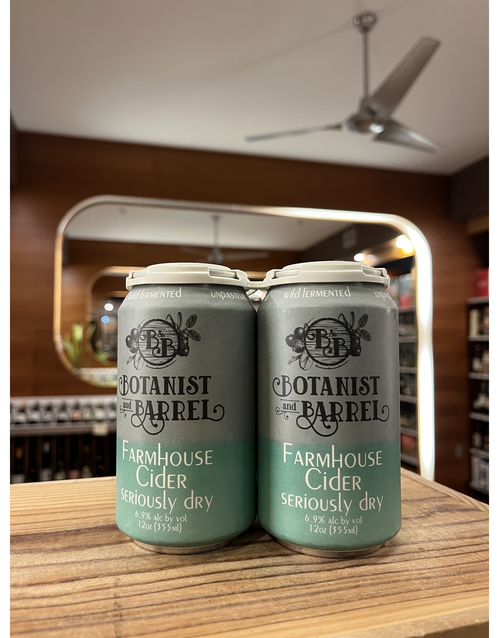 Botanist & Barrel Farmhouse Cider Seriously Dry - 4x12 oz.