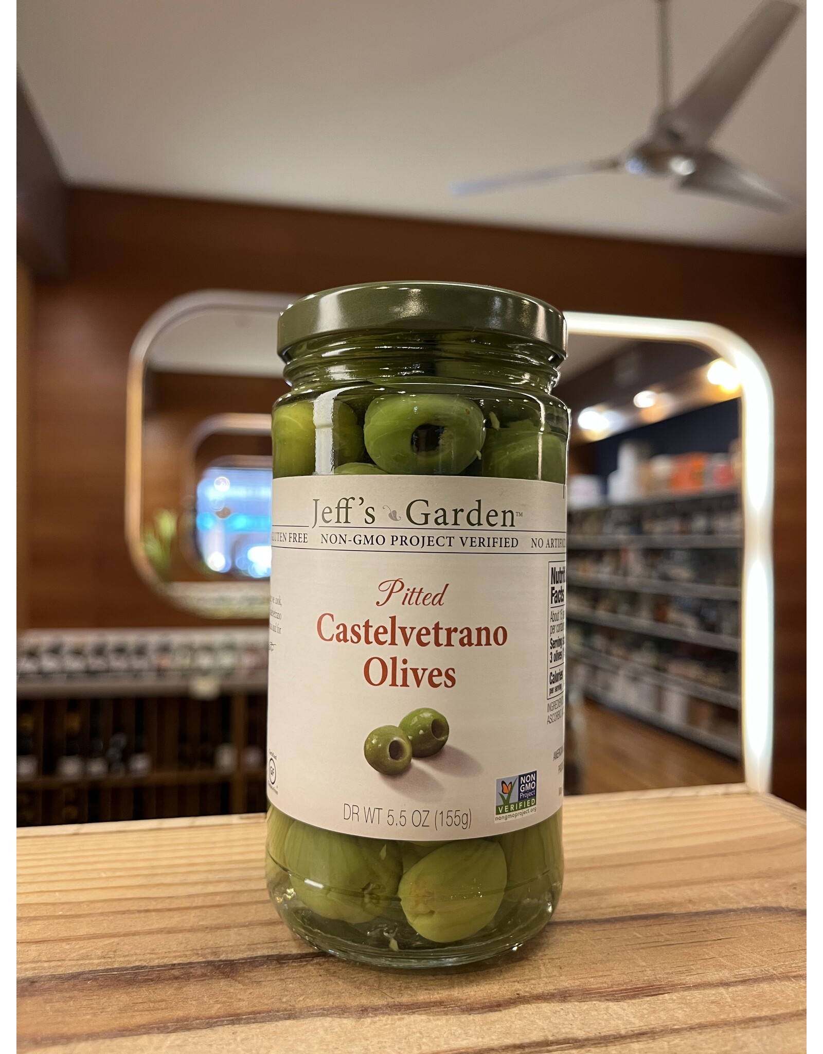 Jeff's Garden Pitted Castelvetrano Olives - 5.5 oz.
