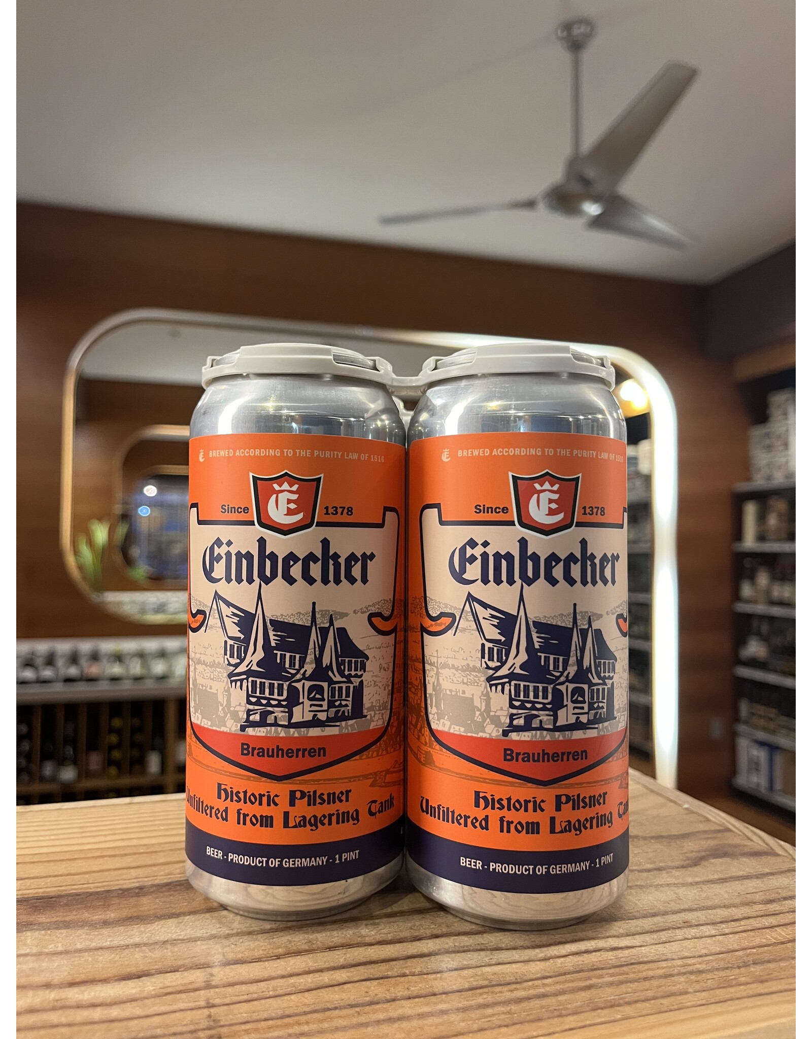 Einbecker Unfiltered Pilsner - 4x16 oz.