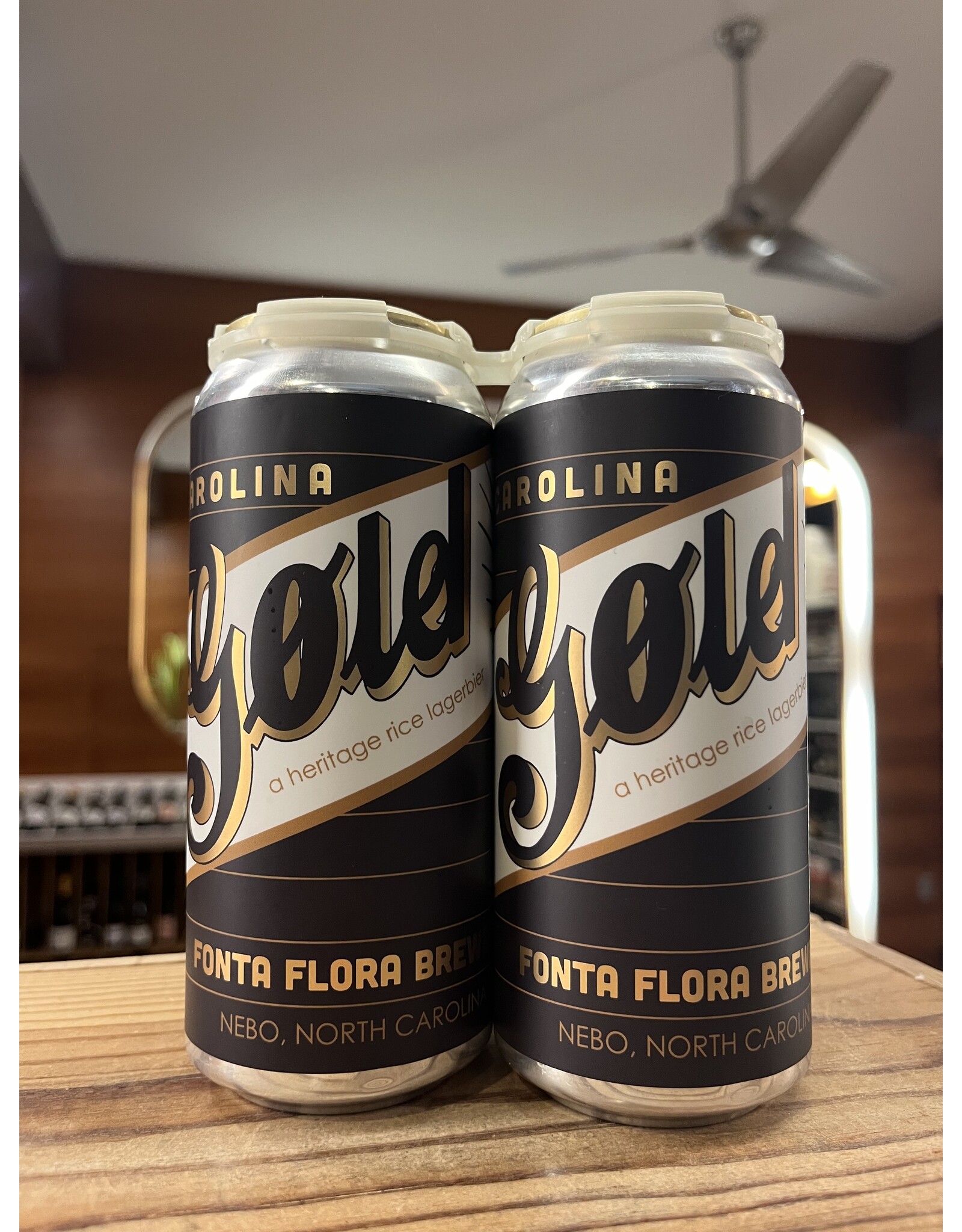 Fonta Flora Carolina Gold Rice Lager - 4x16 oz.