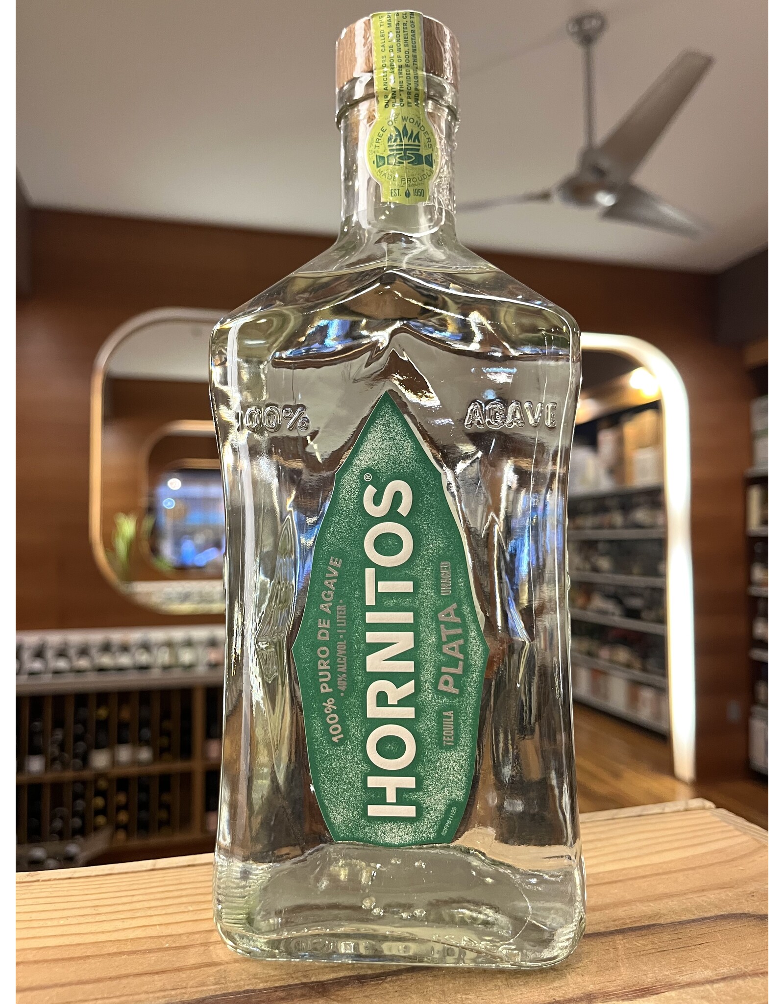Hornitos Plata Tequila - 1 Liter