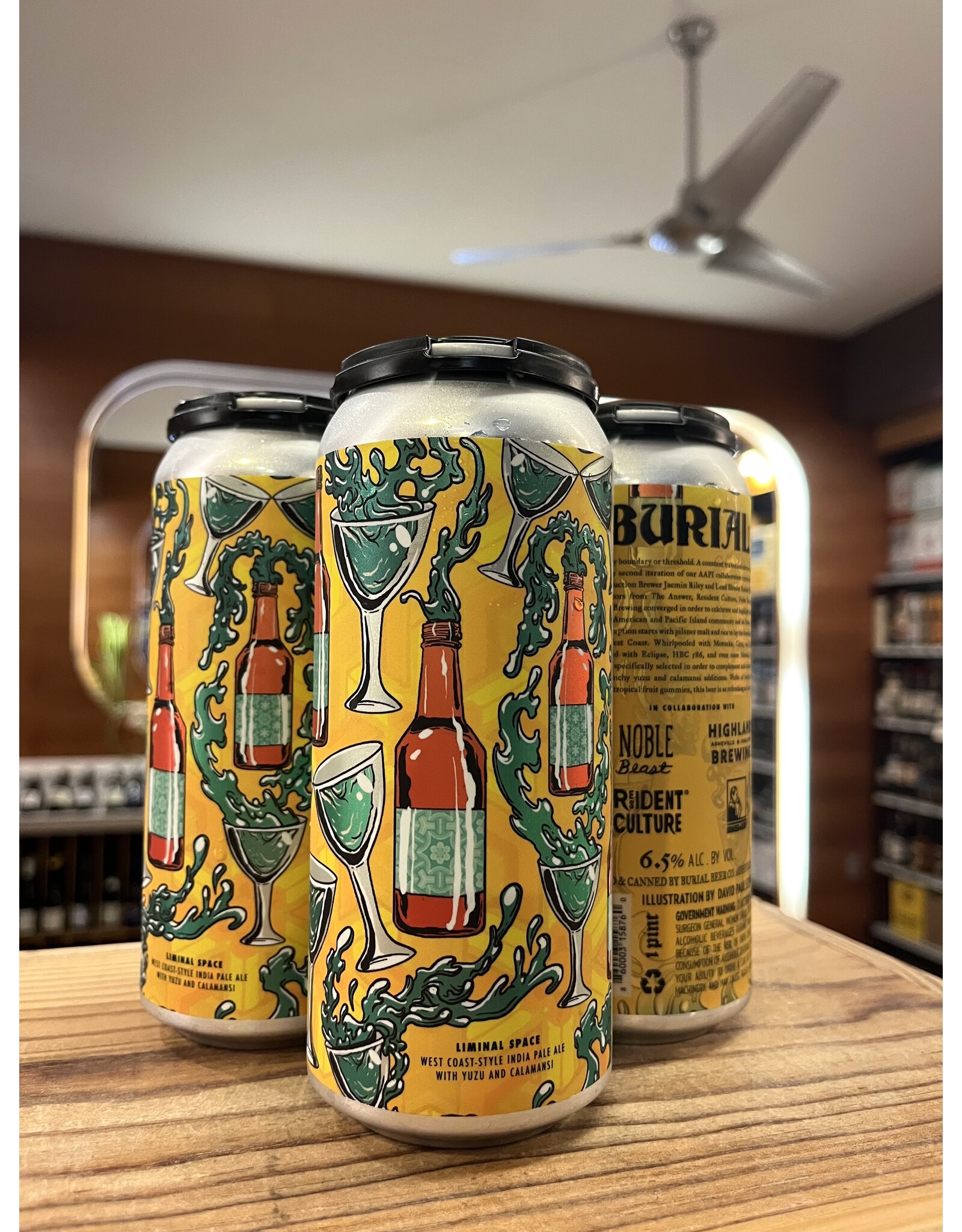 Burial Savages of Ruminating Minds Hazy IPA - 4x16 oz.