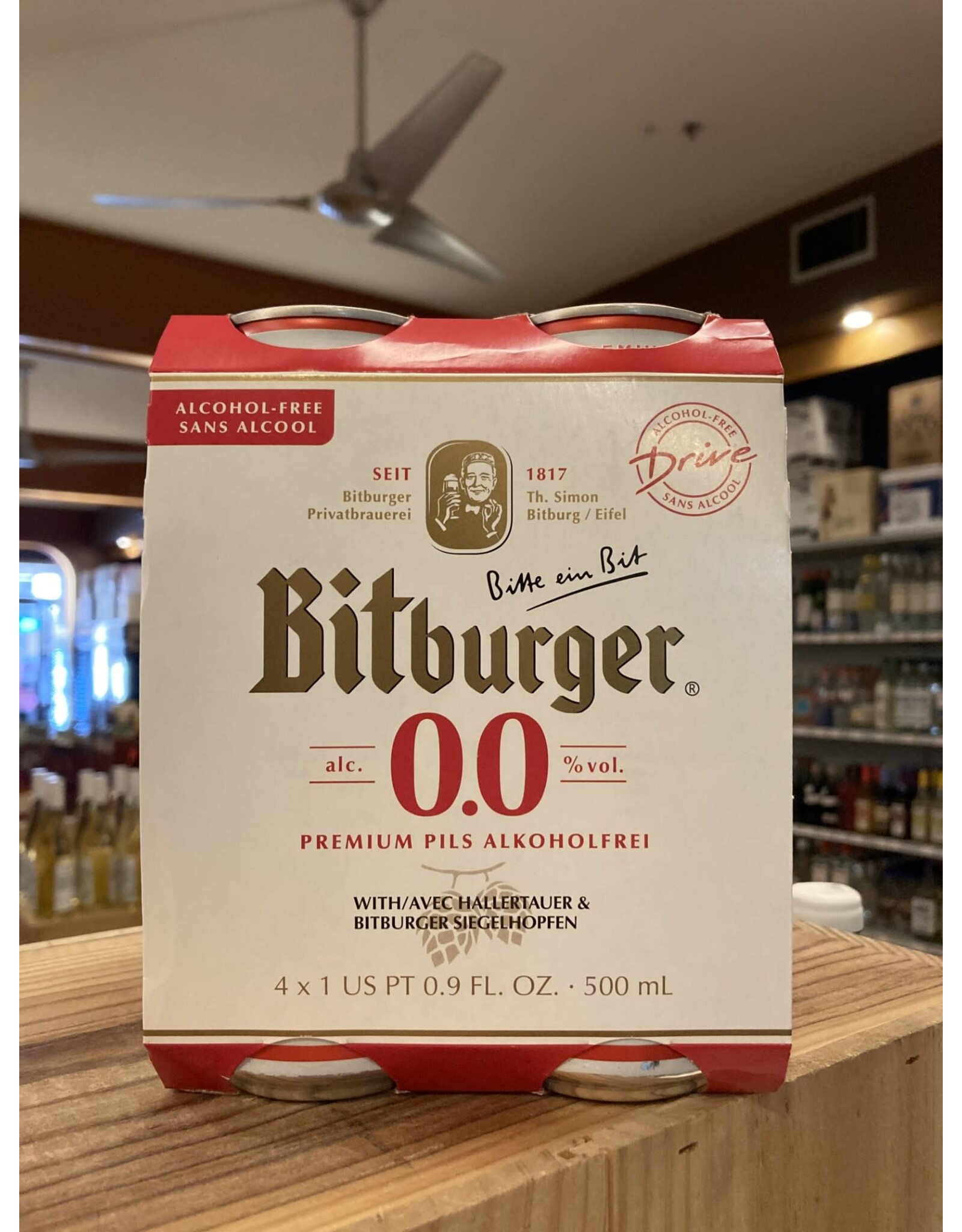 Bitburger Non-Alcoholic Pils Cans - 4x500 ML