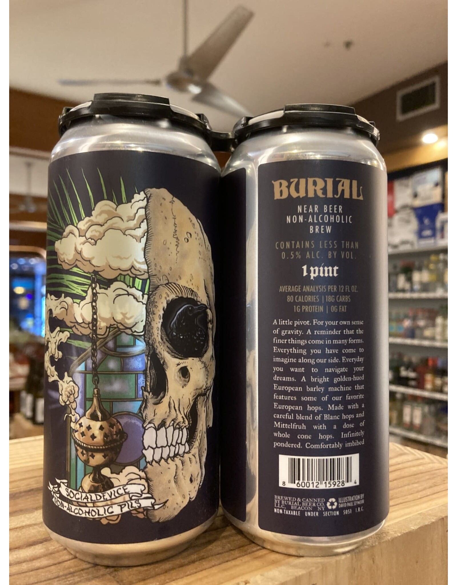 Burial Socialdevice NA Pils - 4x16 oz.