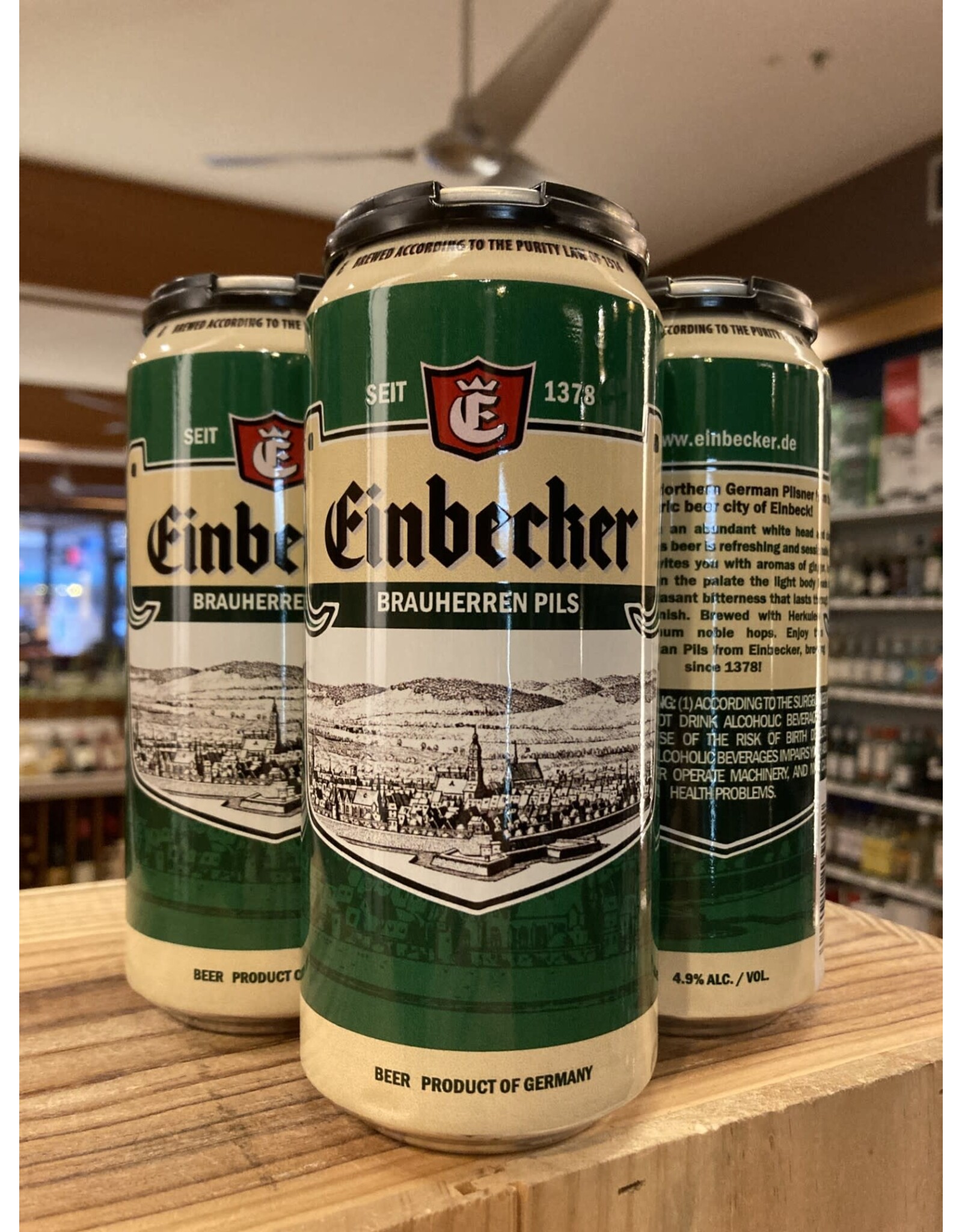 Einbecker Brauherren Pilsner - 4x16 oz.