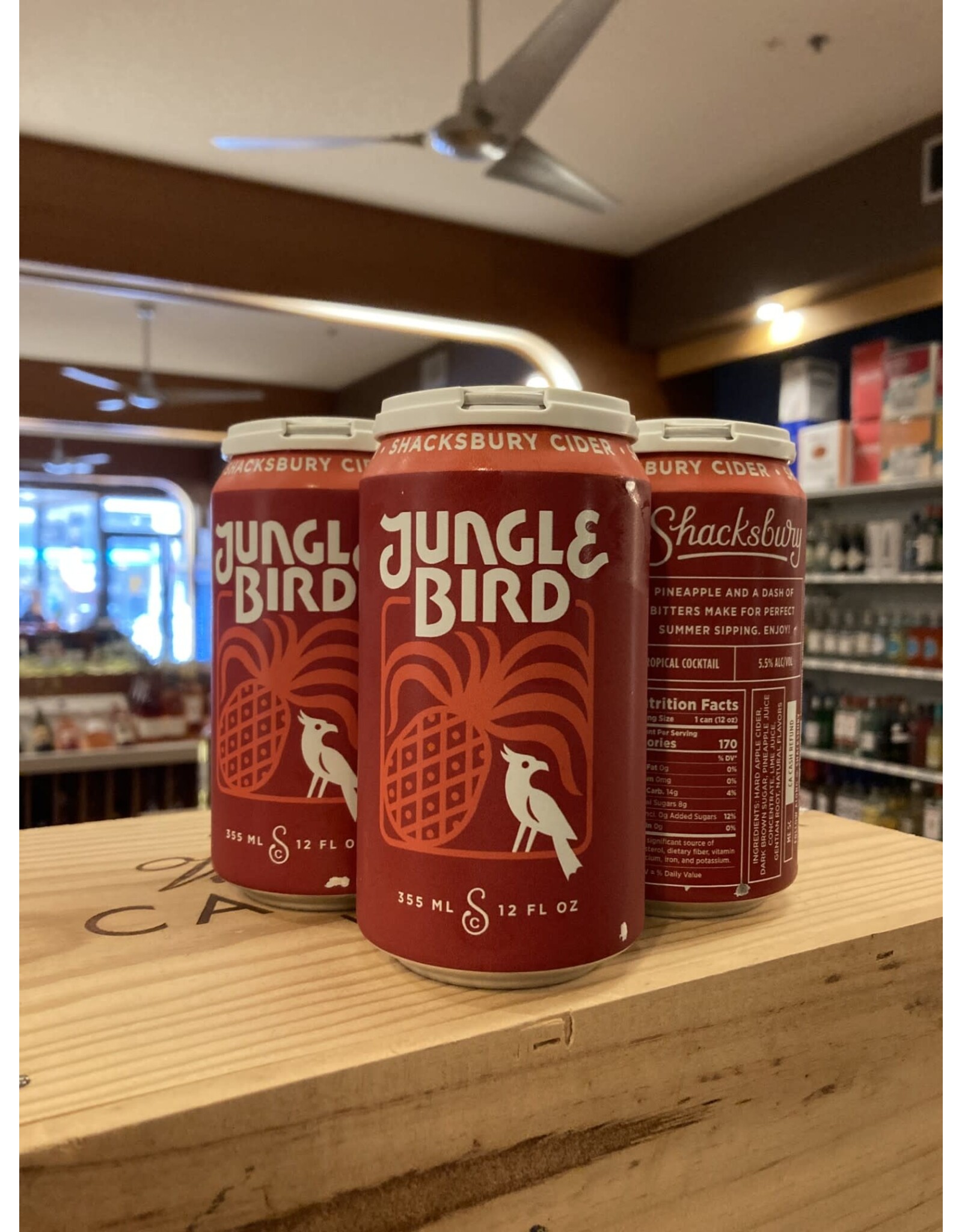 Shacksbury Jungle Bird Cider - 4x12 oz.