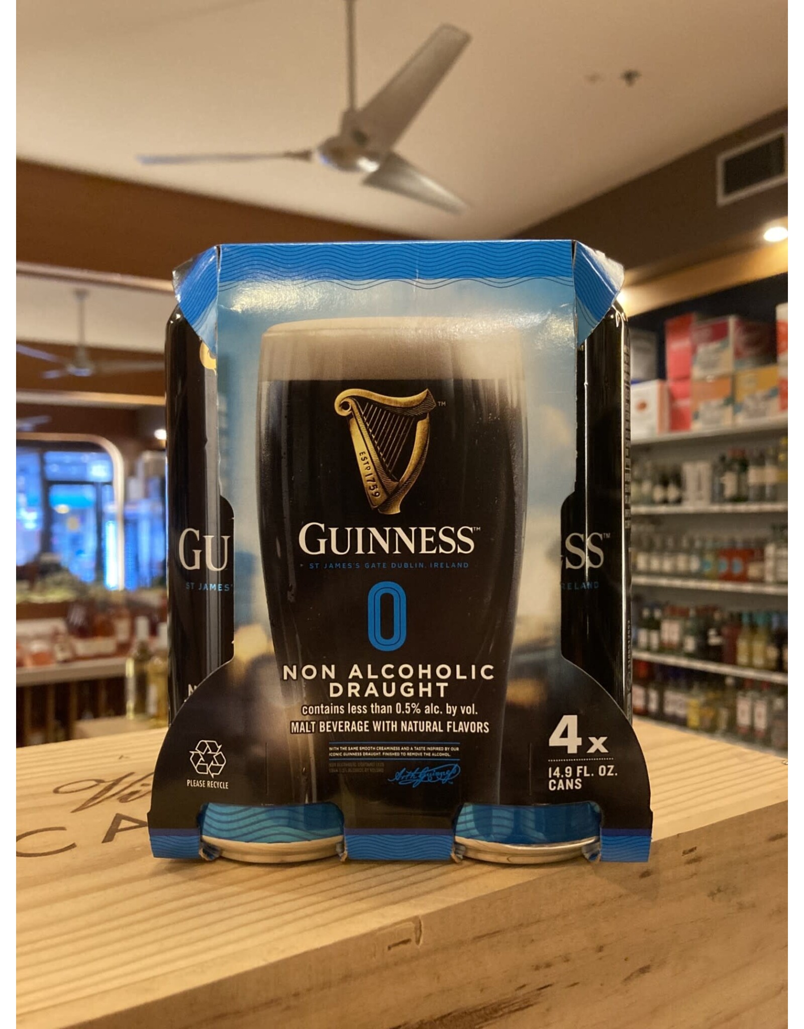 Guinness Zero Non-Alcoholic Draught - 4x14.9 oz.