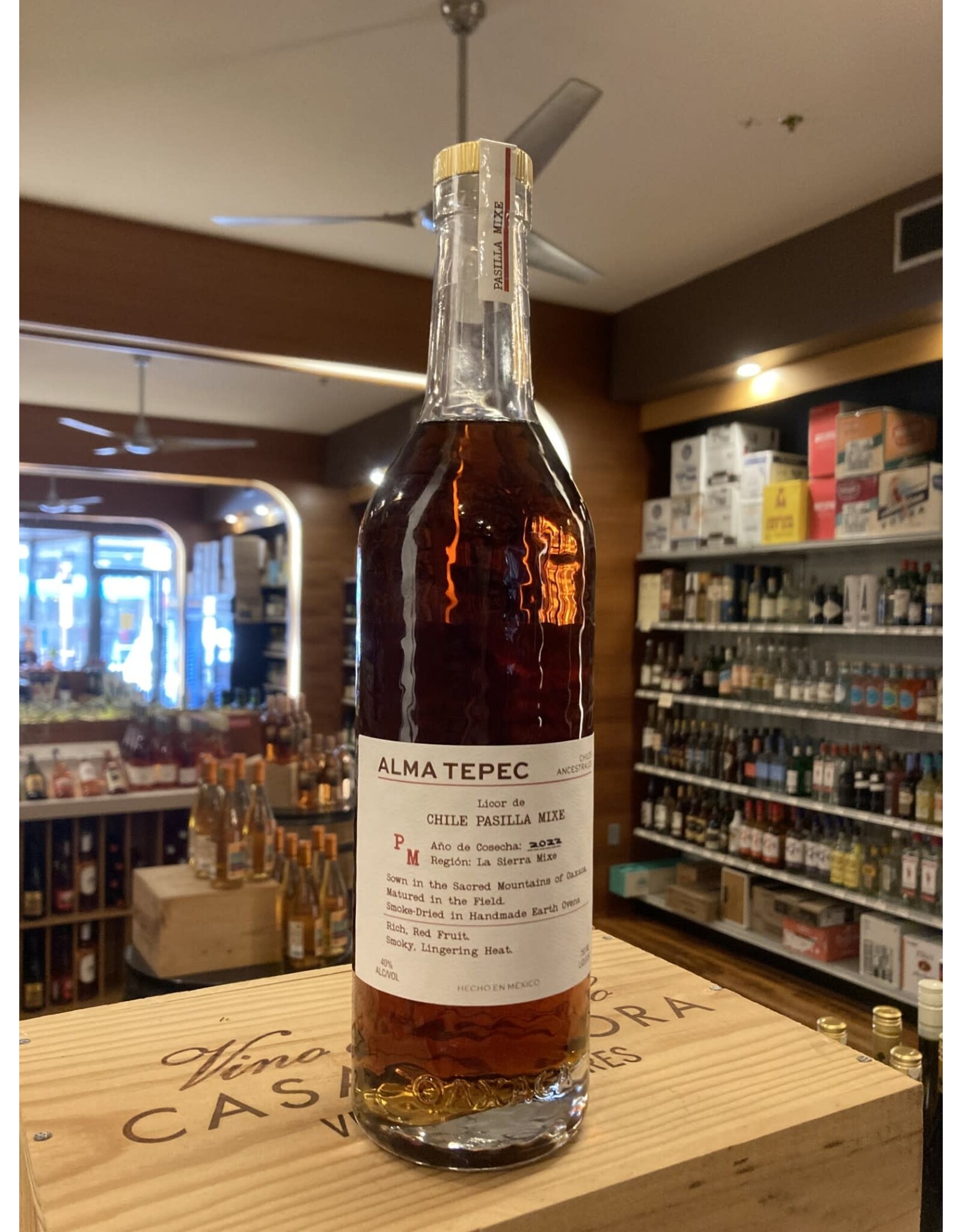 Alma Tepec Chile Pasilla Mixe Liqueur - 750 ML