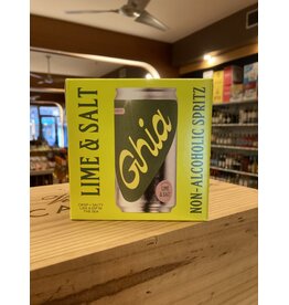 Ghia Non-Alcoholic Lime & Salt Spritz 4pk Cans - 4x8 oz.
