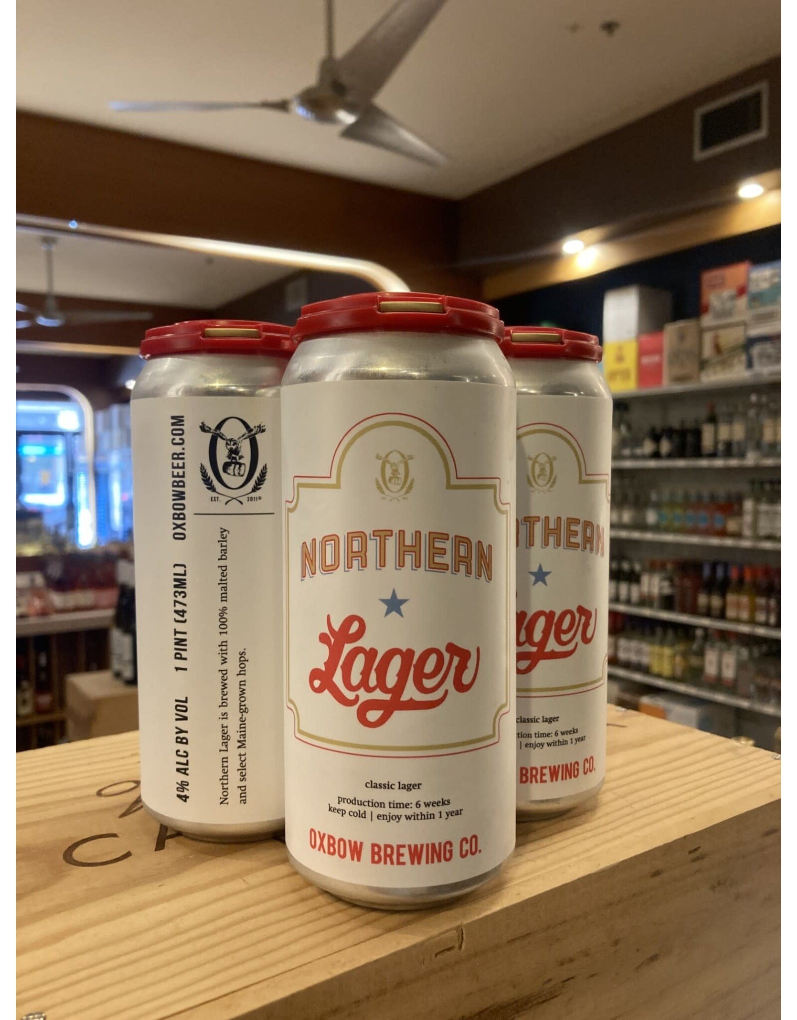 Oxbow Brewing Northern Lager - 4x16 oz.