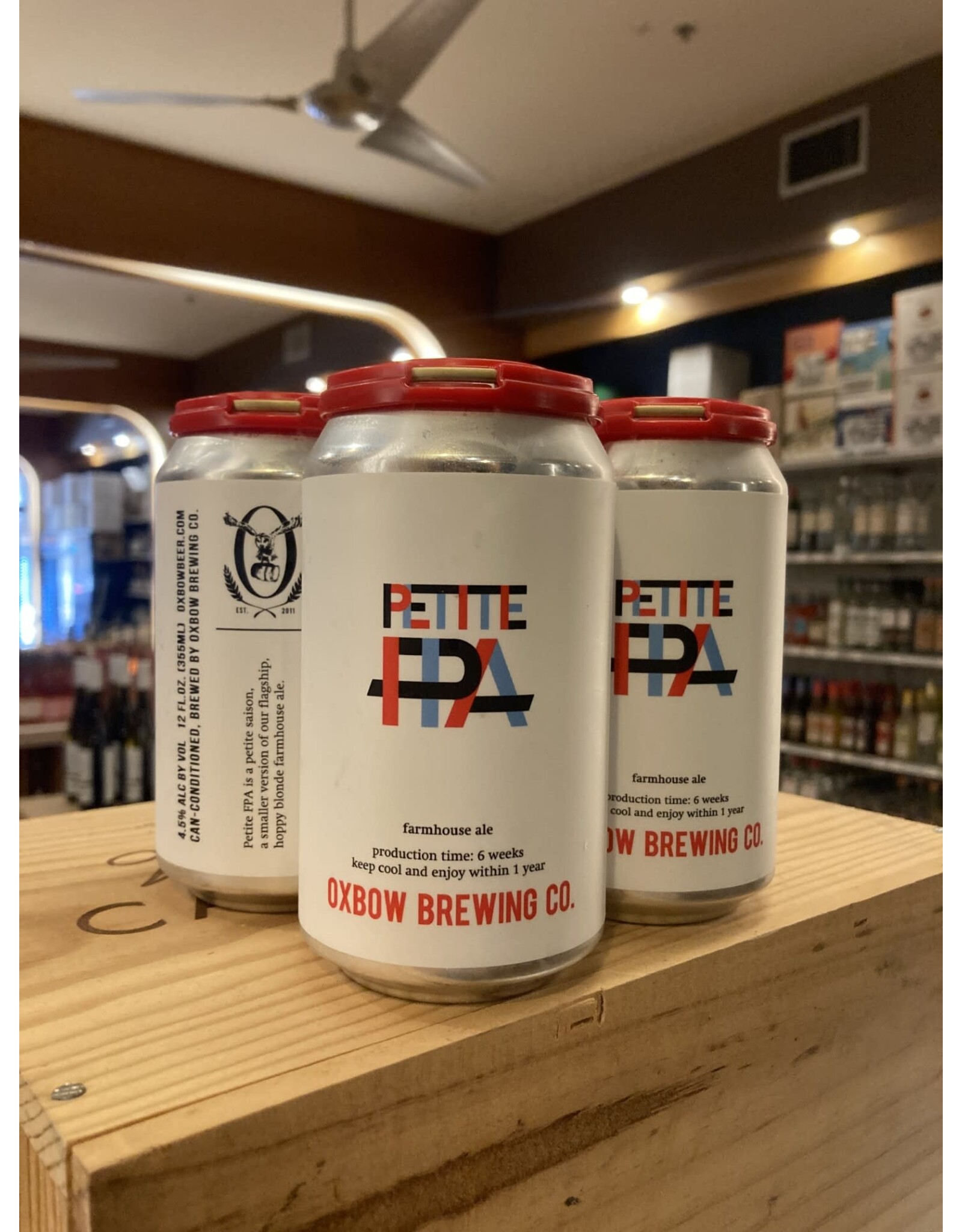 Oxbow Brewing Petite Farmhouse Saison - 4x12 oz.