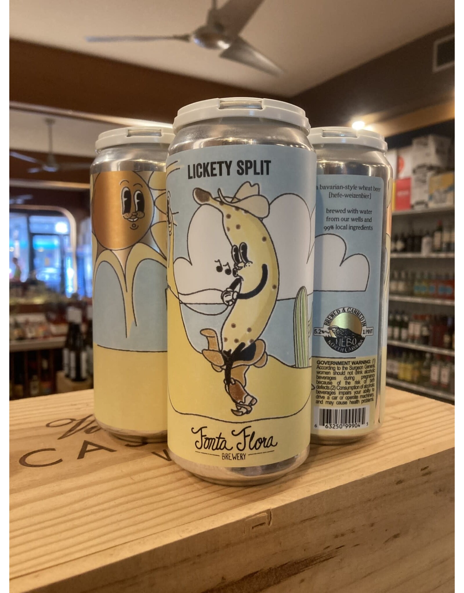 Fonta Flora Lickety Split Hefeweizen - 4x16 oz.