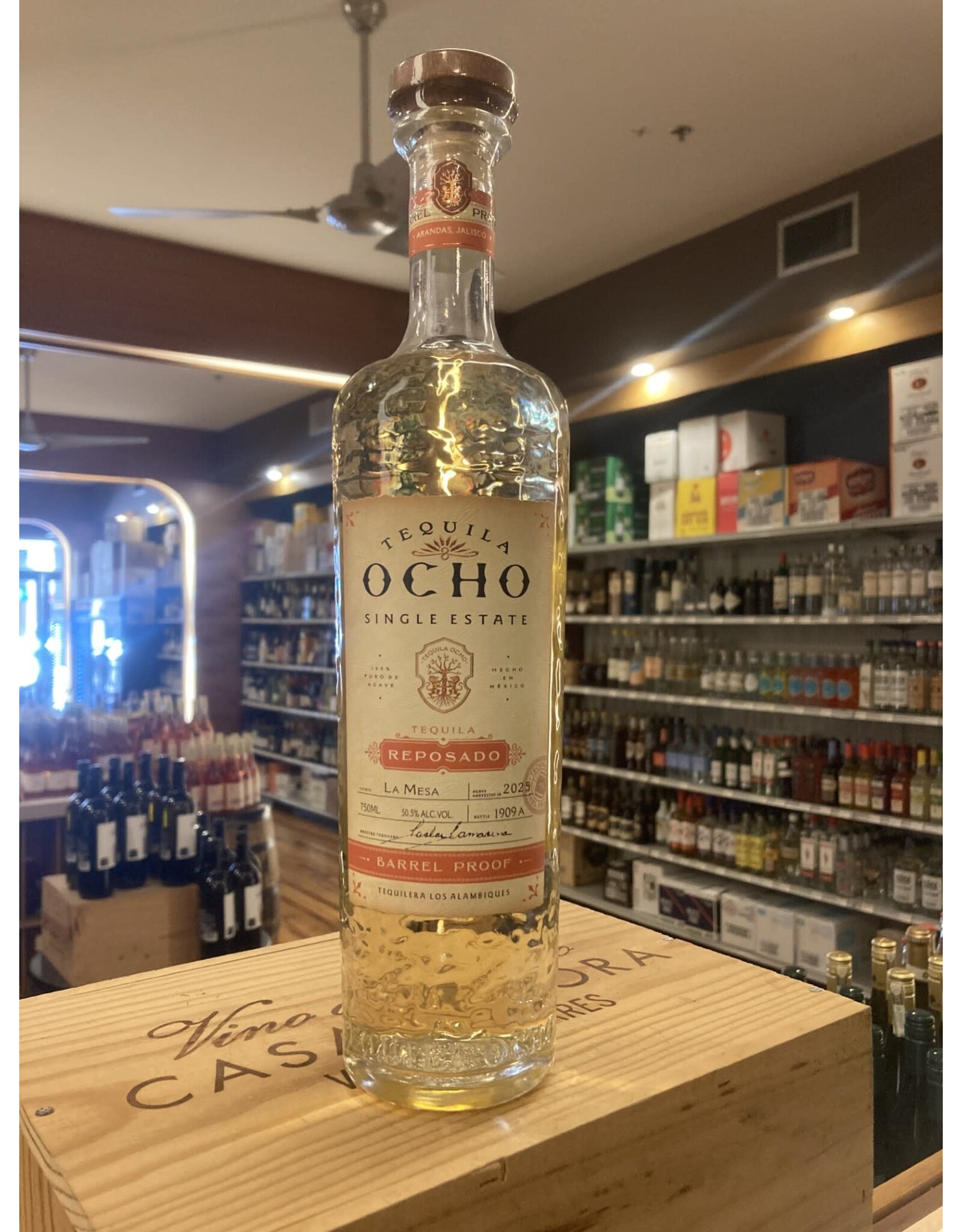 Tequila Ocho Barrel Proof Reposado - 750 ML