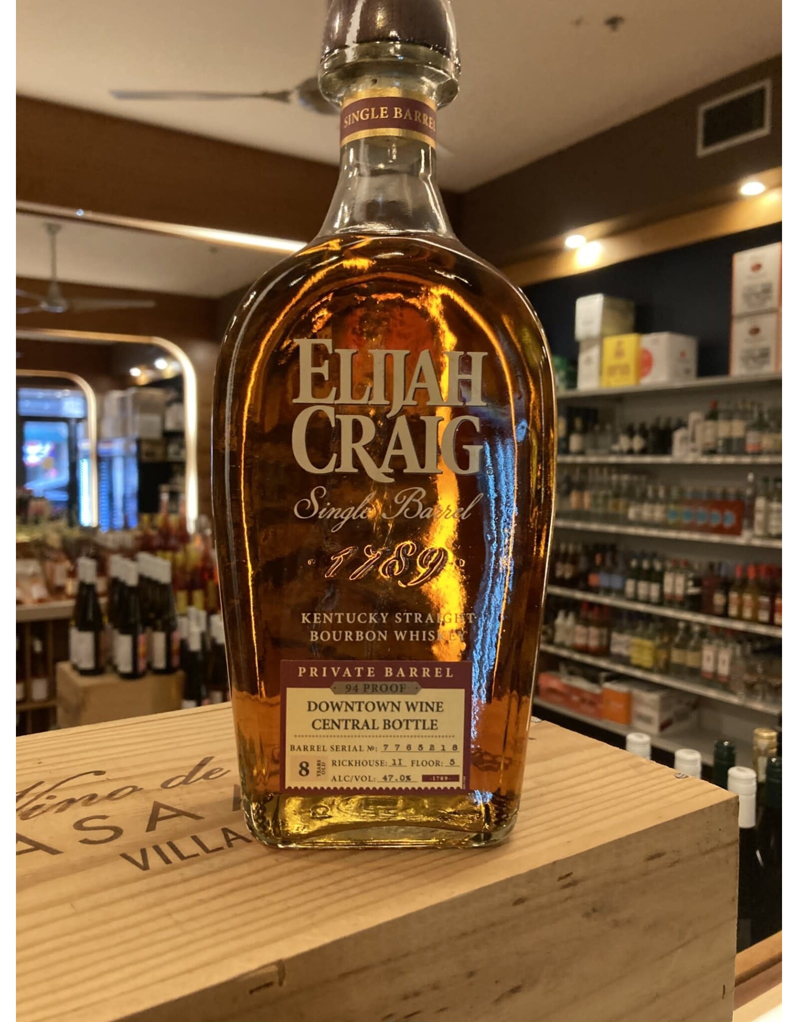 Elijah Craig 8 Year Single Barrel Bourbon - 750 ML