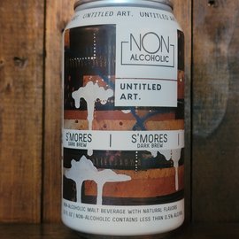 Untitled Art Non Alcoholic S'mores Dark Brew, Les Than 0.5% ABV, 12oz Can