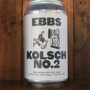 EBBS Kolsch No.2, 4.4% ABV, 12oz Can