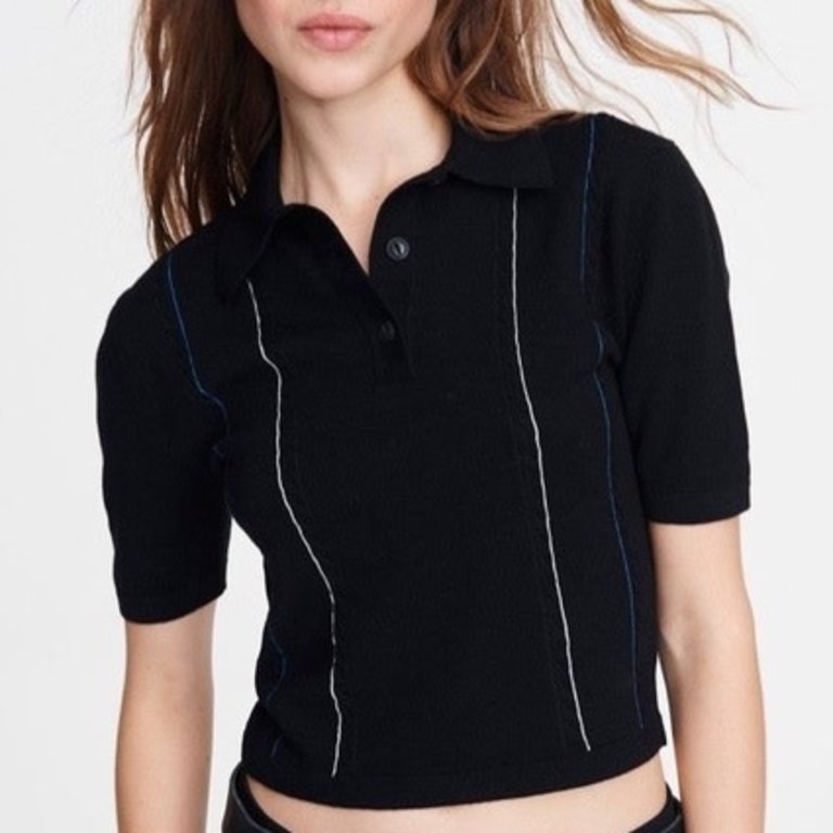 Rag & Bone Jamie Polo Black