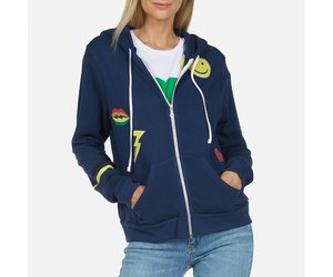 lucky zip up hoodie
