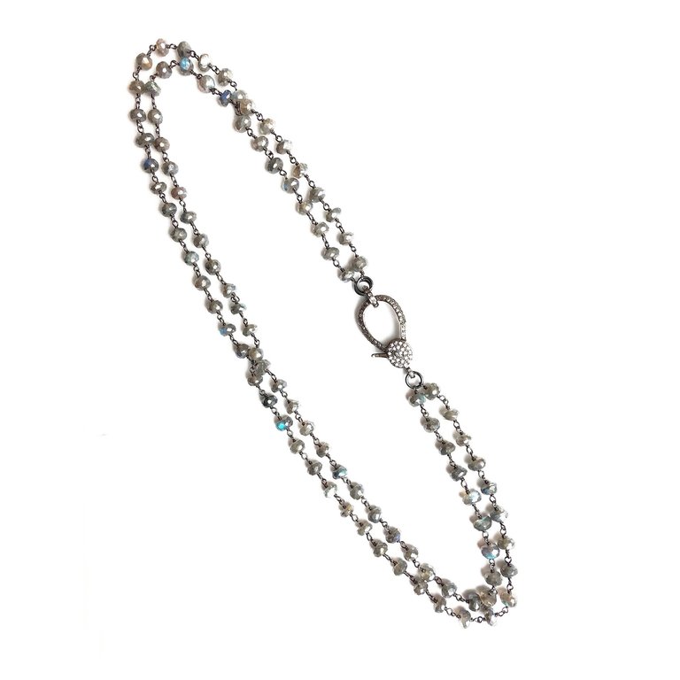Songlines Labradorite Chain with Diamond Clasp