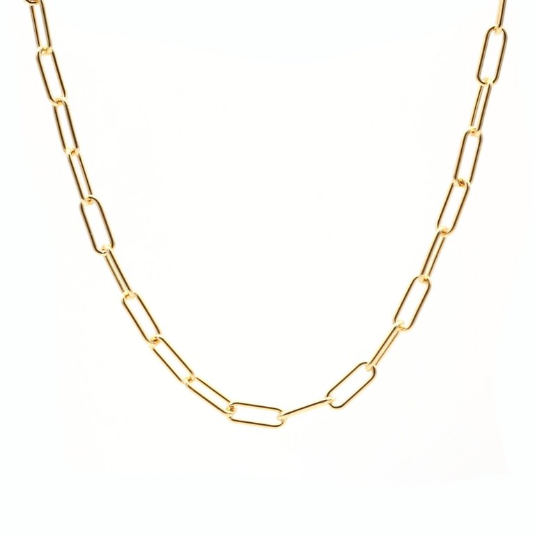 Songlines Alignment Medium Link Chain GF Necklace 16"
