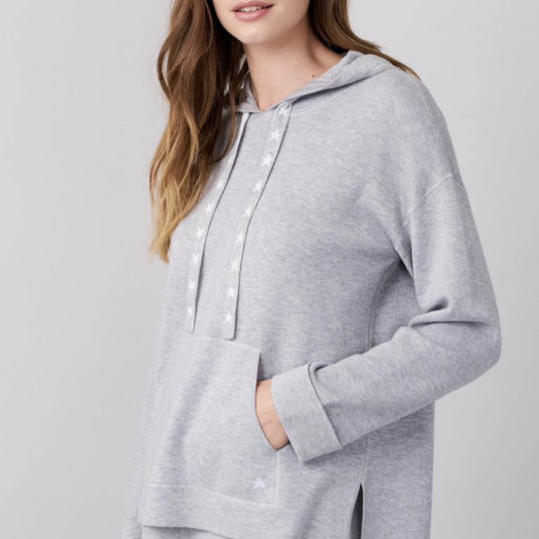 Repeat Star Detail Grey Sweatshirt
