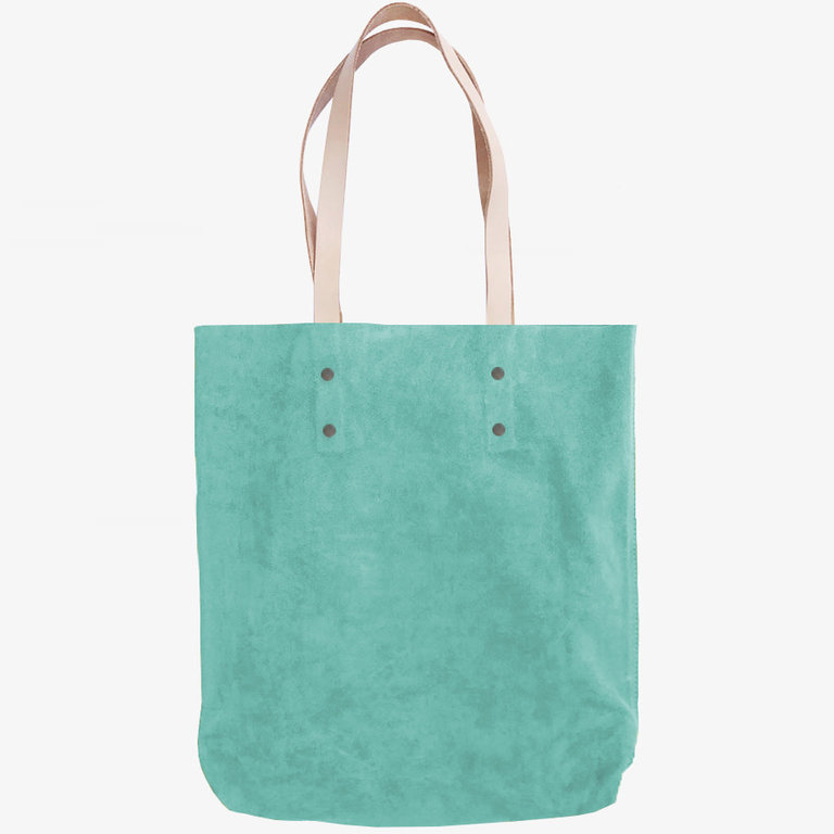 Branco Suede Tote Mint