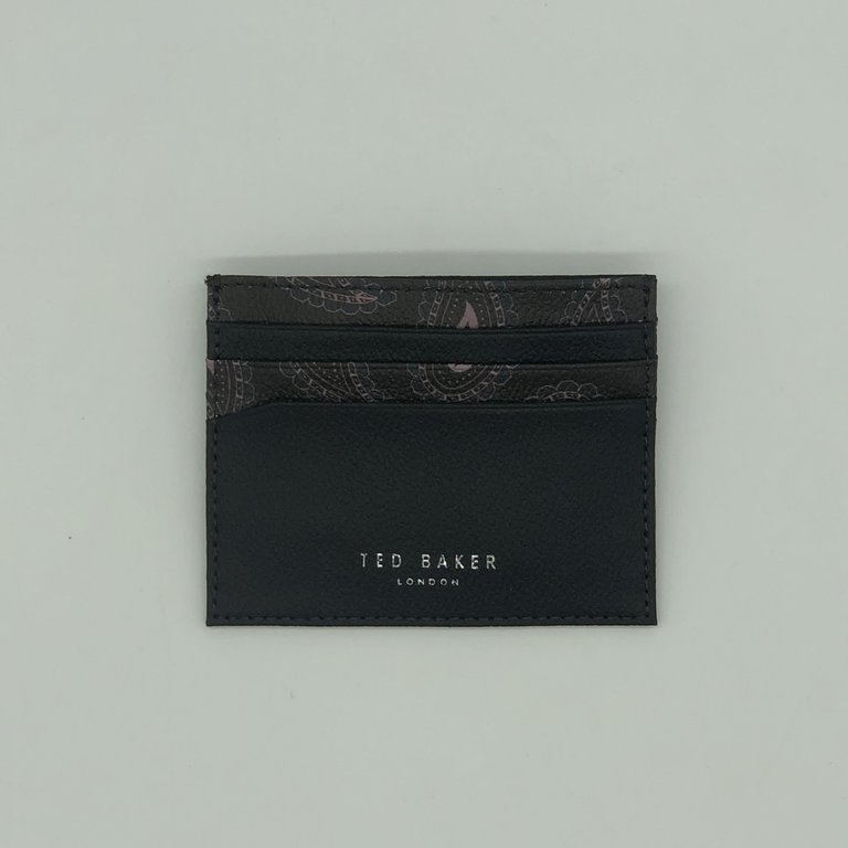 Ted Baker Cartral leather printed cardholder