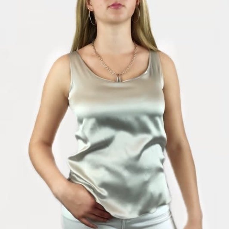 Max Mara Leisure Tank Top Silver